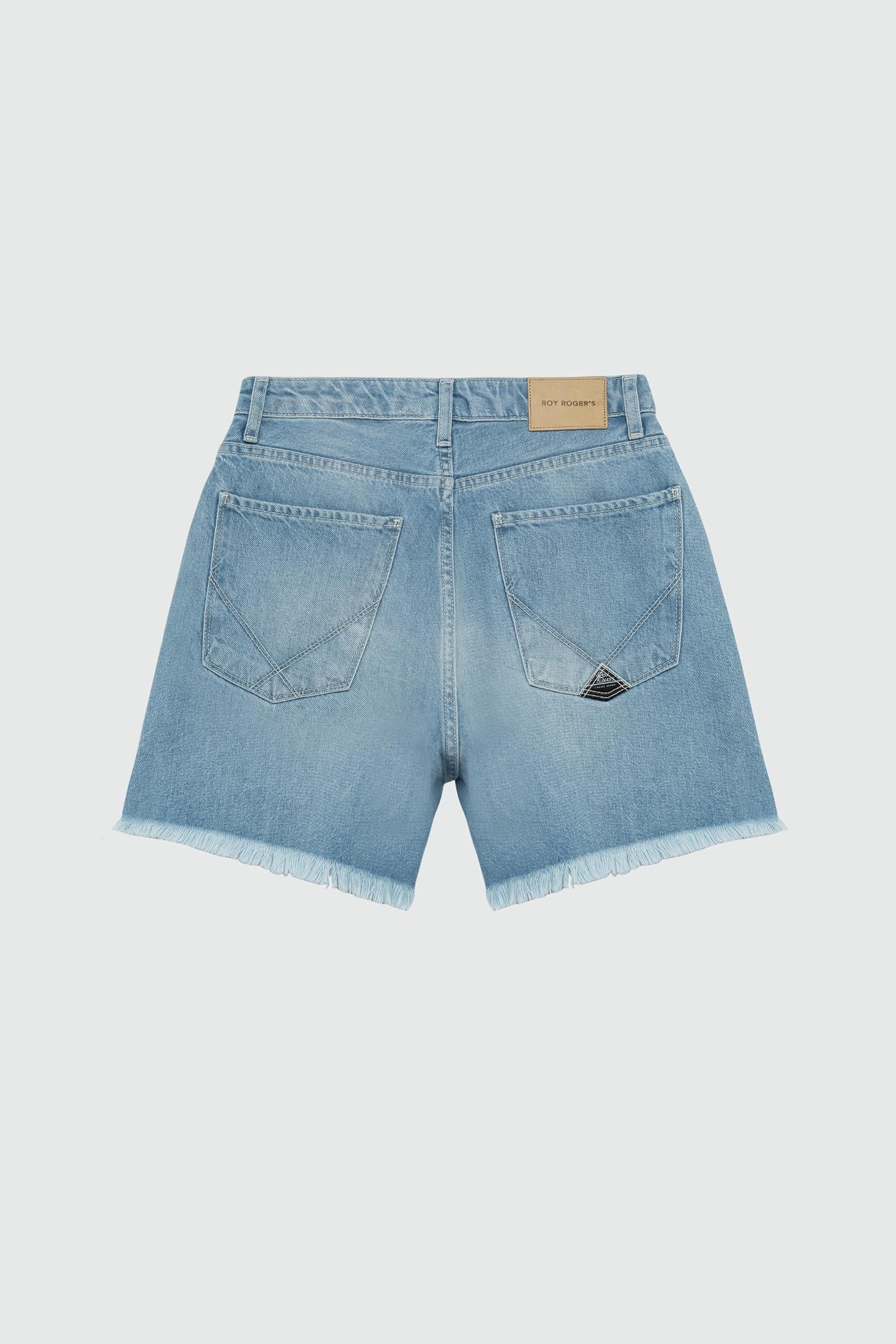 Short Roy Roger's girlfriend recycled denim bora  bora RND107D7213114 C0999 ROY ROGER'S 