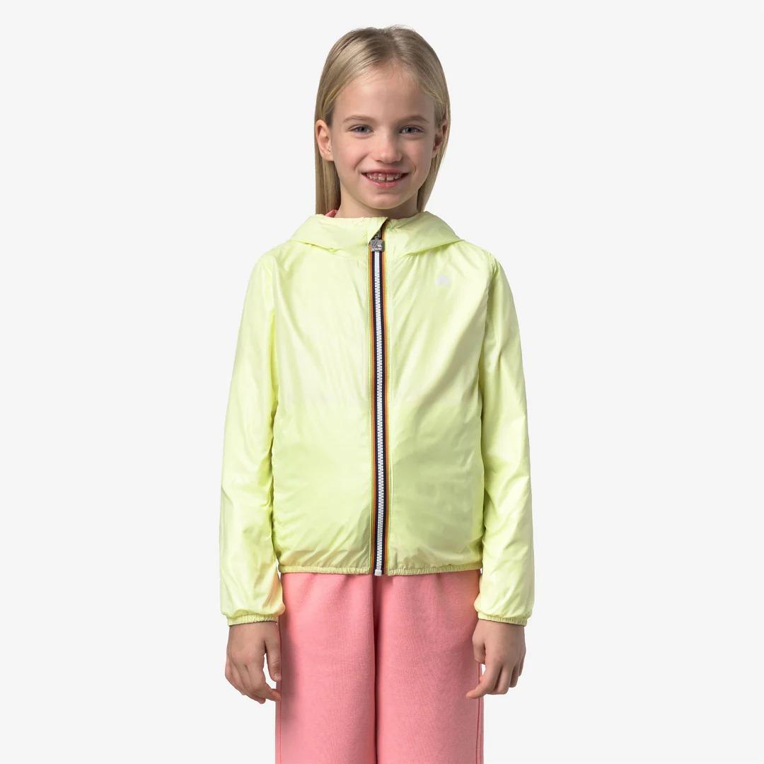 P. LILY PLUS.2 REVERSIBLE<BR/>PINK GERANIUM-YELLOW LIME K61313W C0W K-WAY 