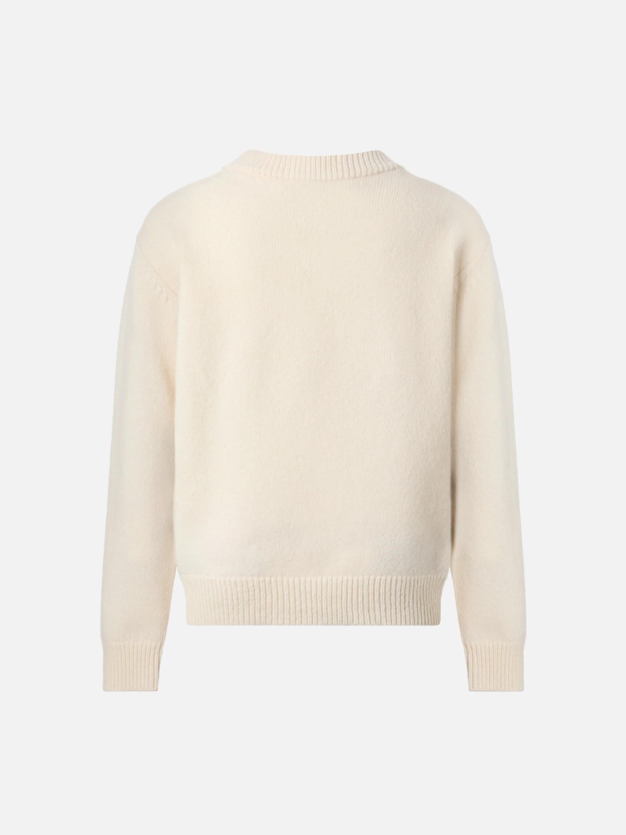 Maglione Kyla Jr in lana con jacquard cuore St. Barth KYLA004 01391I MC2 SAINT BARTH 