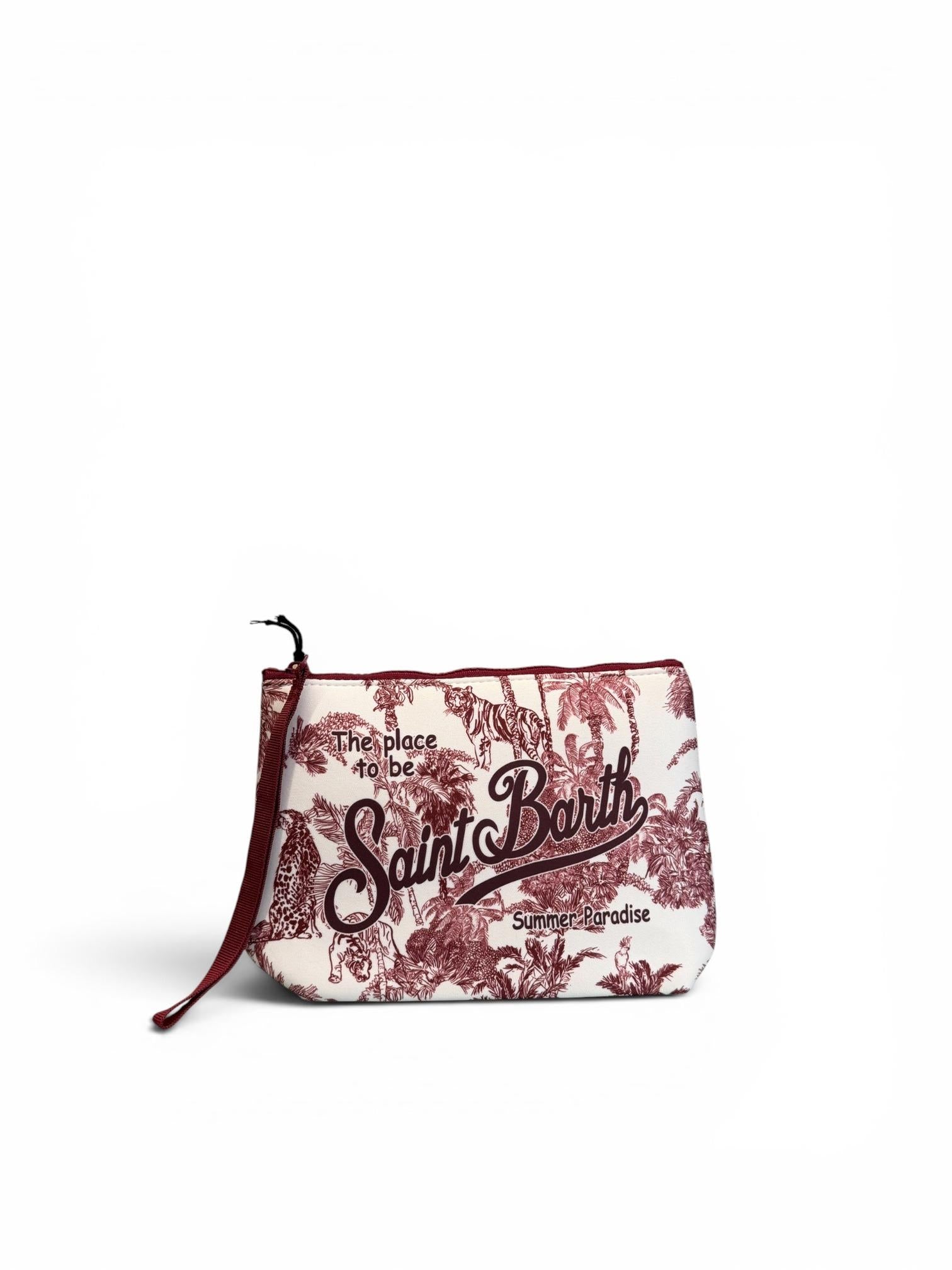 Mc2 Saint Barth Pochette Aline in scuba stampa Jungle Oceania 45 ALIN001 09110L MC2 SAINT BARTH 