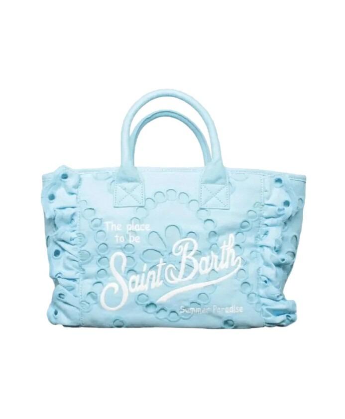 Borsa a mano MC2 Saint Barth Colette Volant | Azzurro COL002709812L COL0027 09812L MC2 SAINT BARTH 