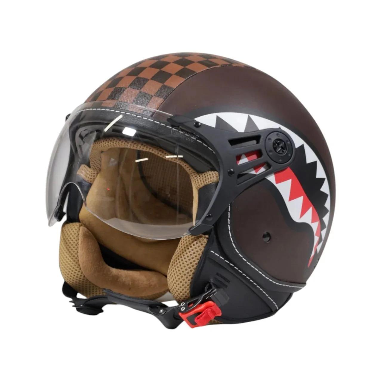 Casco Sprayground x Acerbis marrone open face OP01 BROWN SPRAYGROUND 