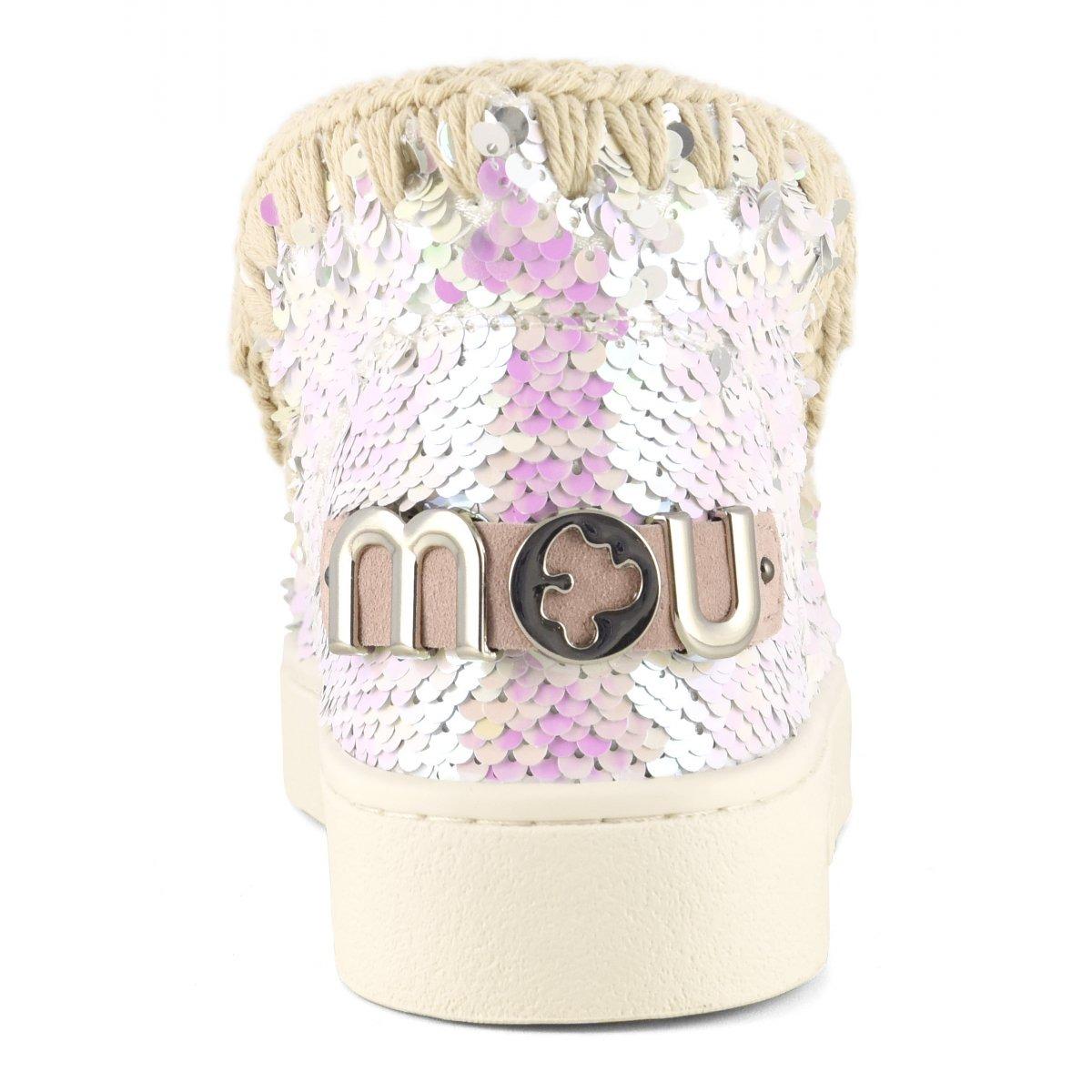 Mou Summer eskimo sneack k sequins Iridiscent pink SK211009K IRIPIN MOu 