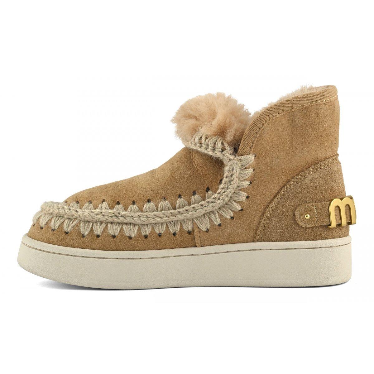 Mou new eskimo sneaker suede savana F25-MUFW741001A SAV MOu 