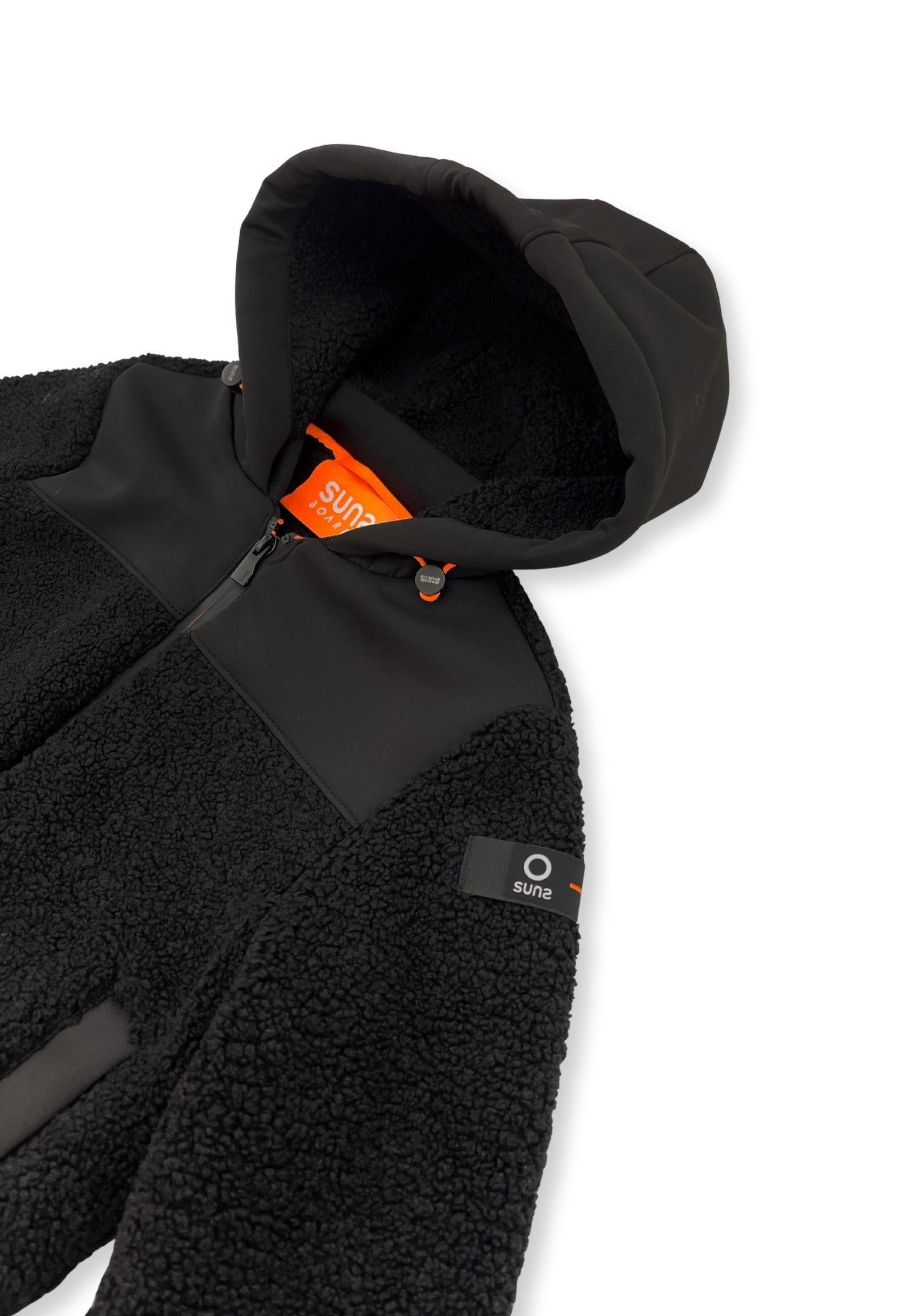 Suns giubbotto in pelliccia black GBS6306U BLACK SUNS 