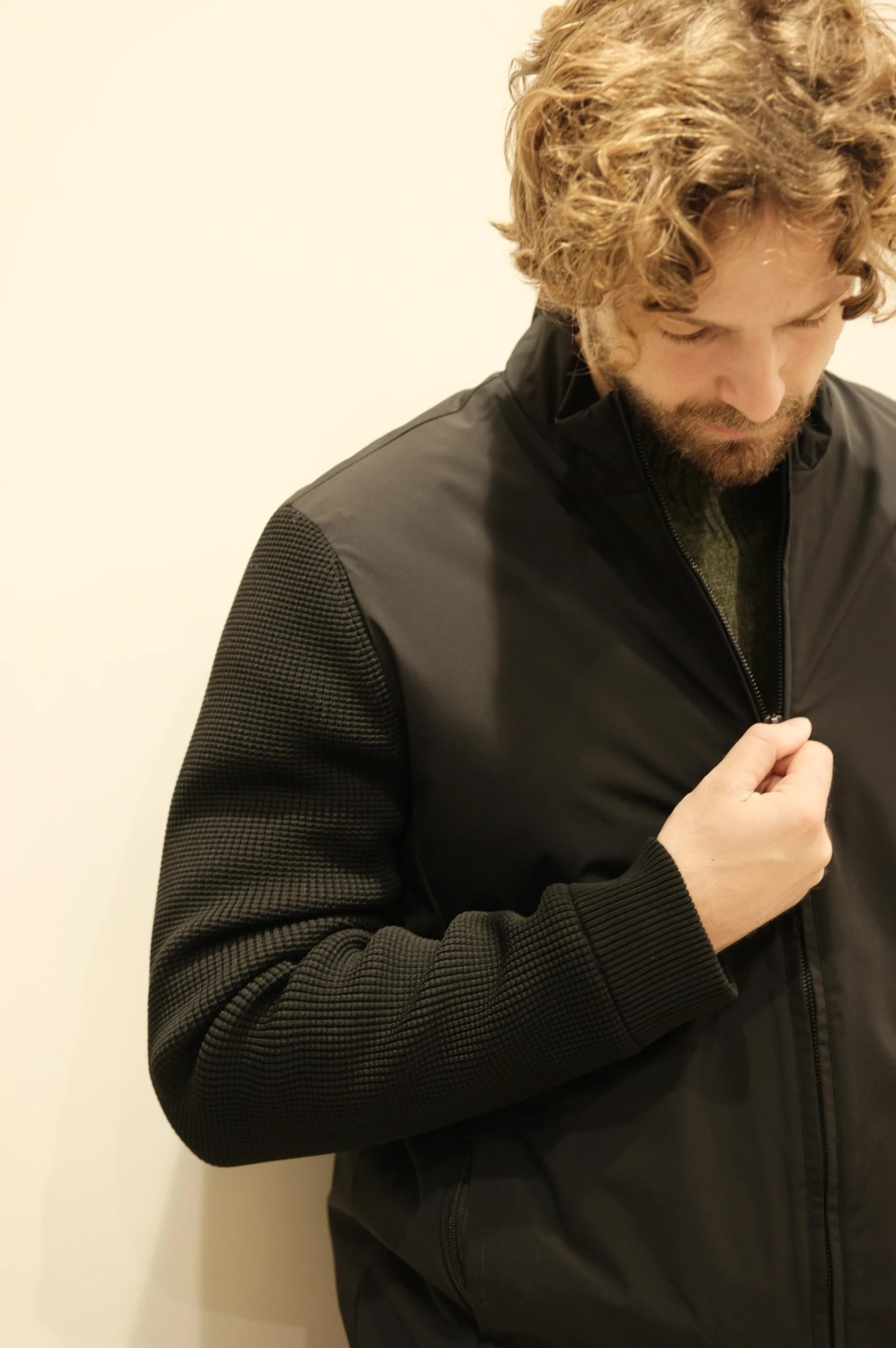 Jeordie's<BR/>Jeordie's Bomber Maglia/Nylon Nero 00002-70758 999 JEORDIE'S 