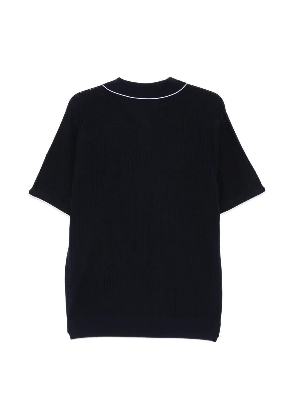 Kangra<BR/>Polo In Maglia Blu 3014/23 38 KANGRA 