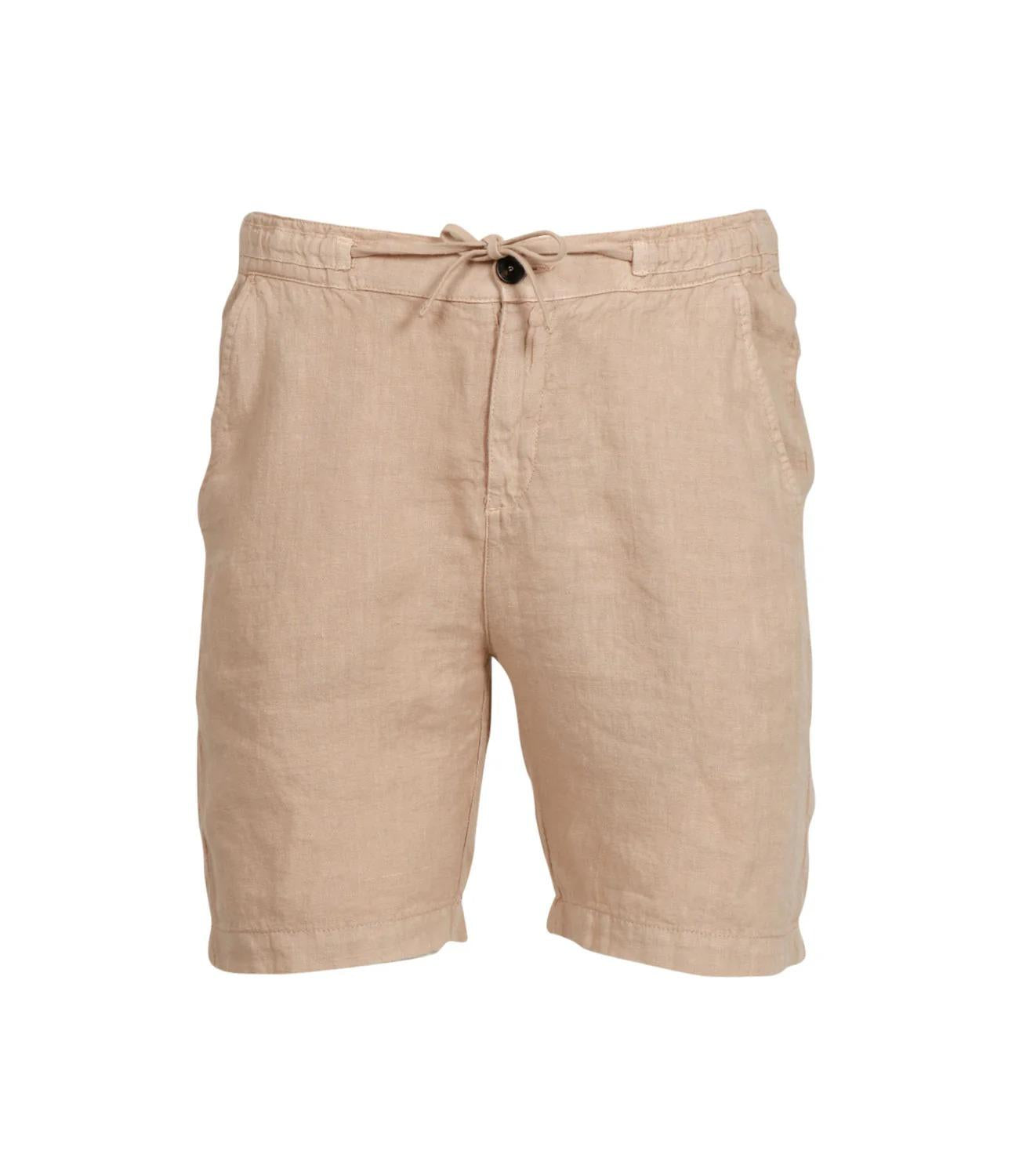Bermuda portofino heavy linen dyed Sand RRU90302P4230569 C0105 ROY ROGER'S 