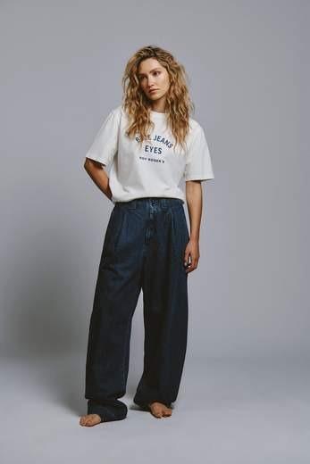 ROY ROGER'S t-shirt pin up r.r.eva herzigova jersey washed RND9036CG500124 C0069 ROY ROGER'S 