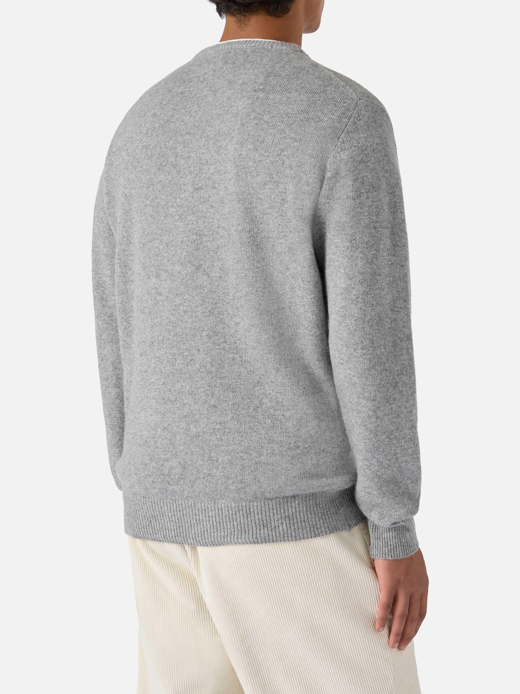 Maglione in misto cashmere Heron con ricamo Bollicine team HER0001 02962I MC2 SAINT BARTH 