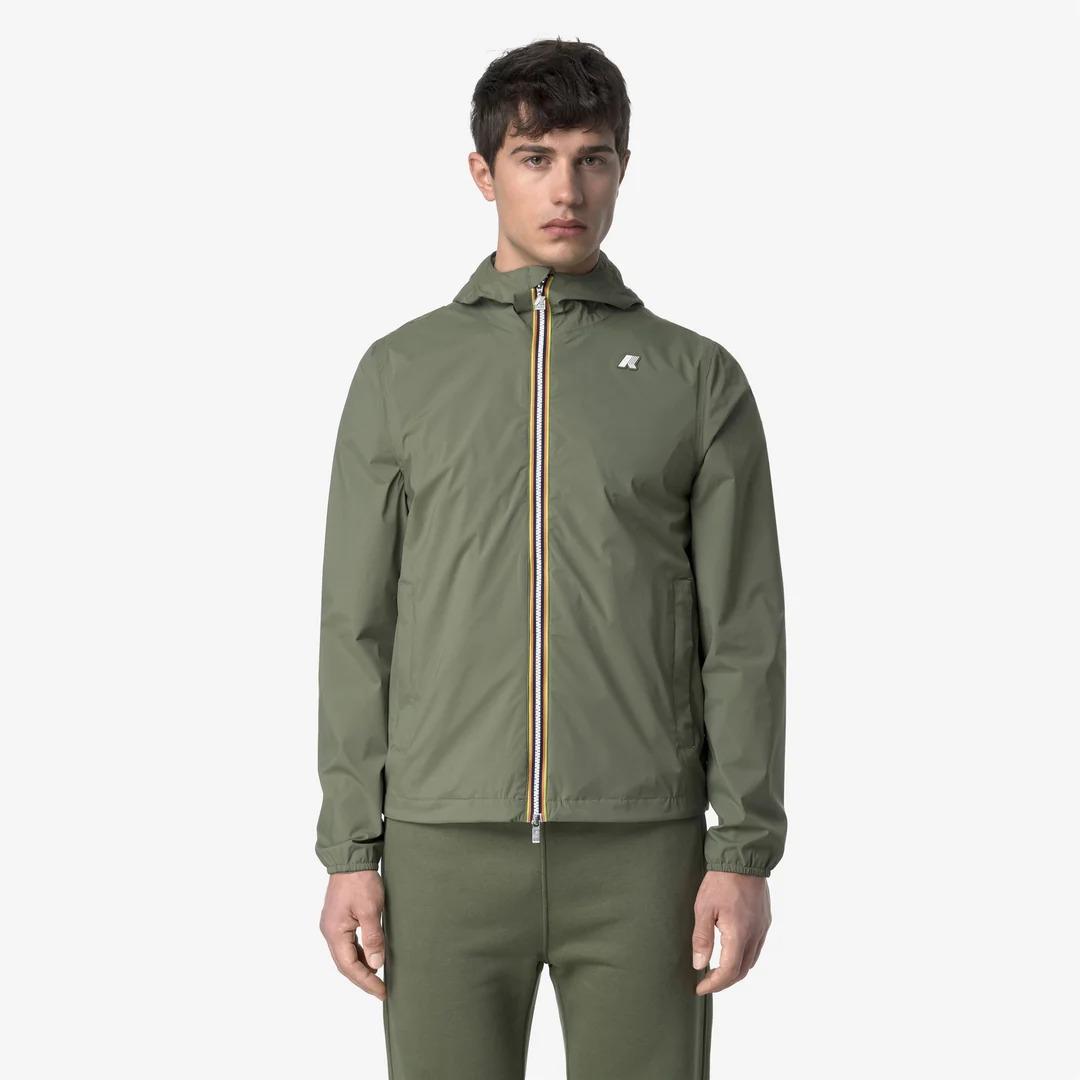 JACK STRETCH NYLON JERSEY<BR/>GREEN LICHEN K3123UW V15 K-WAY 
