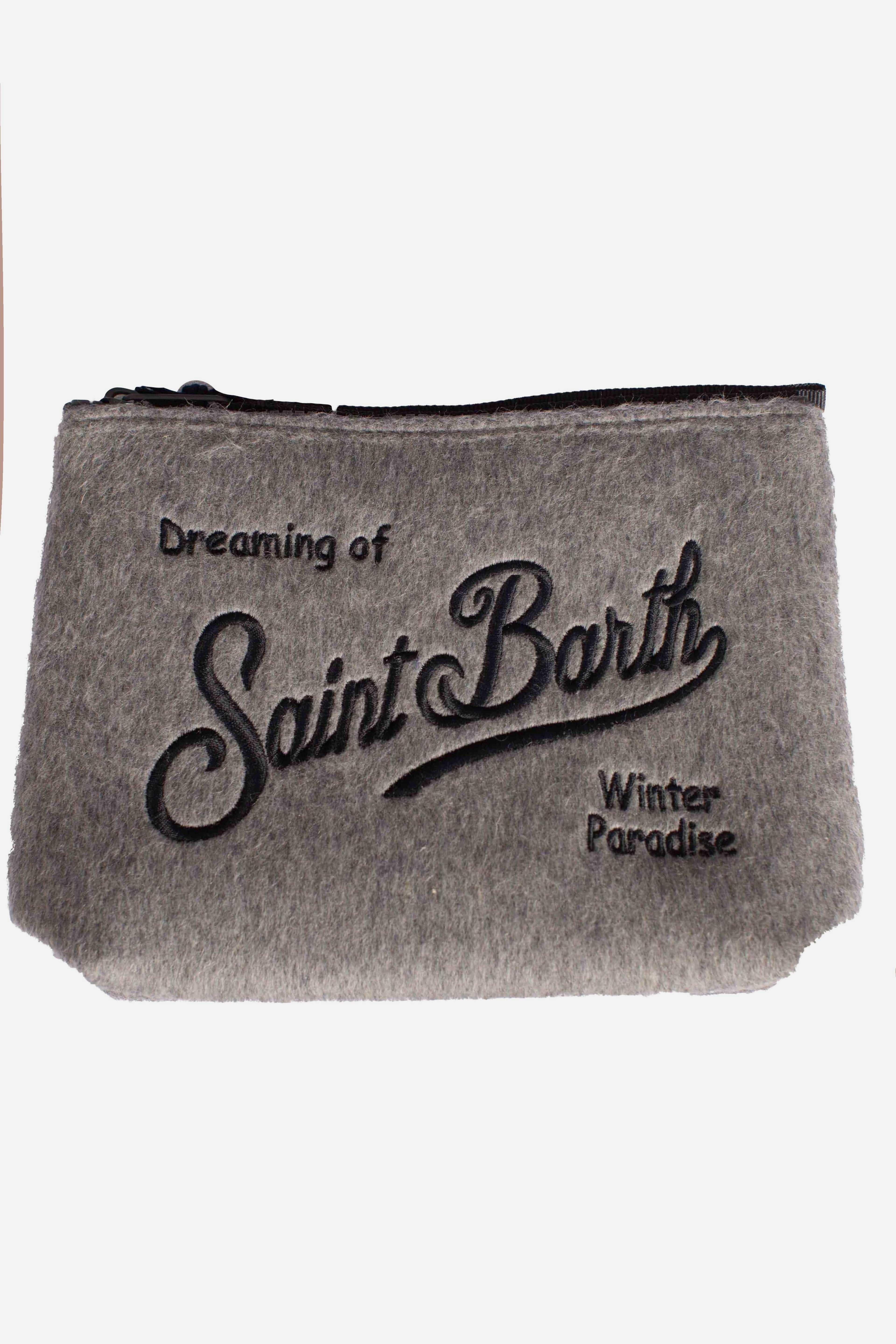 MC2 SAINT BARTH<BR/>Pochette Aline in effetto Feltro Grigio ALI0028 00265I MC2 SAINT BARTH 