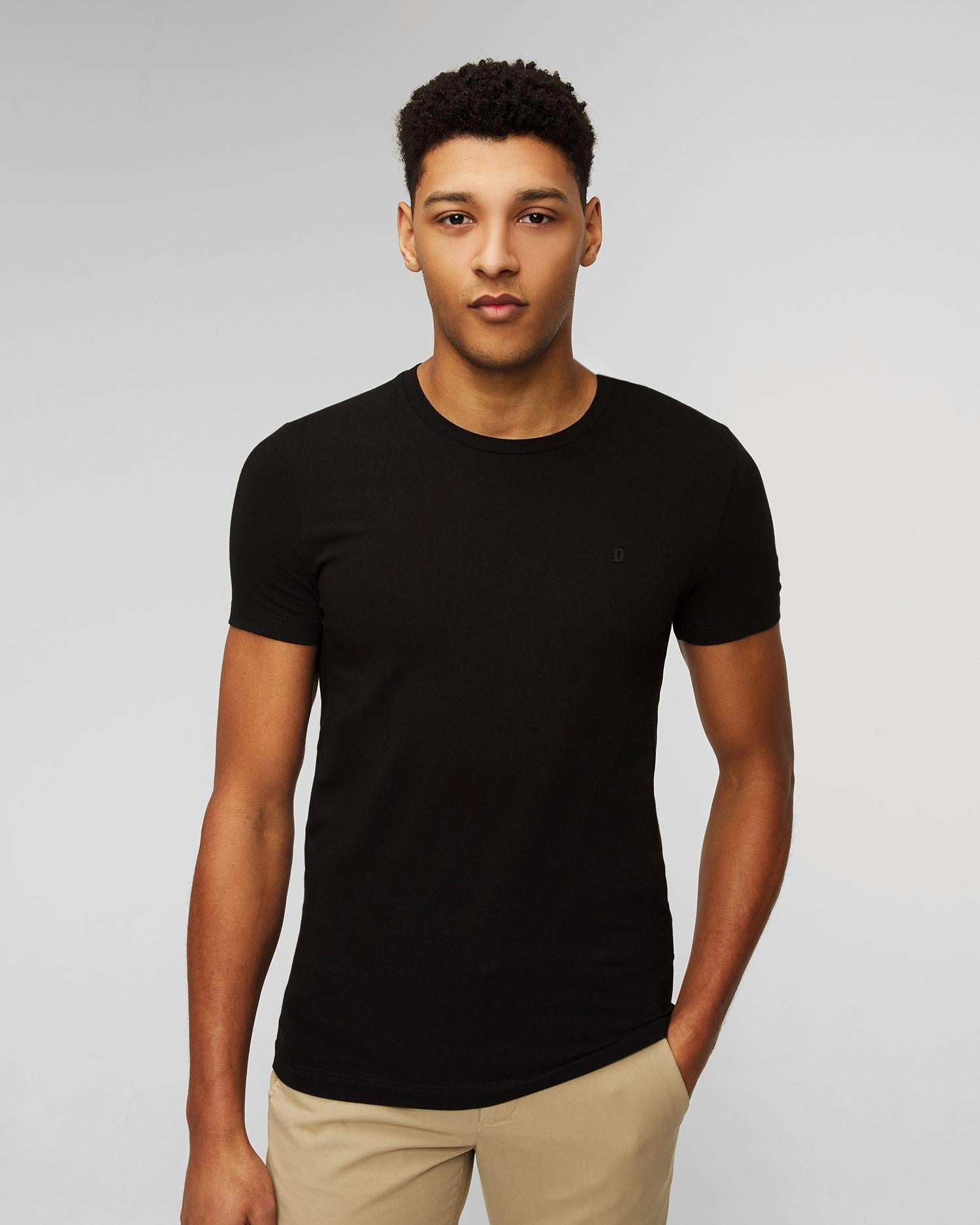 T-shirt bianca da uomo Dondup Nero US221-JS0125U-ZL4 999 DONDUP 