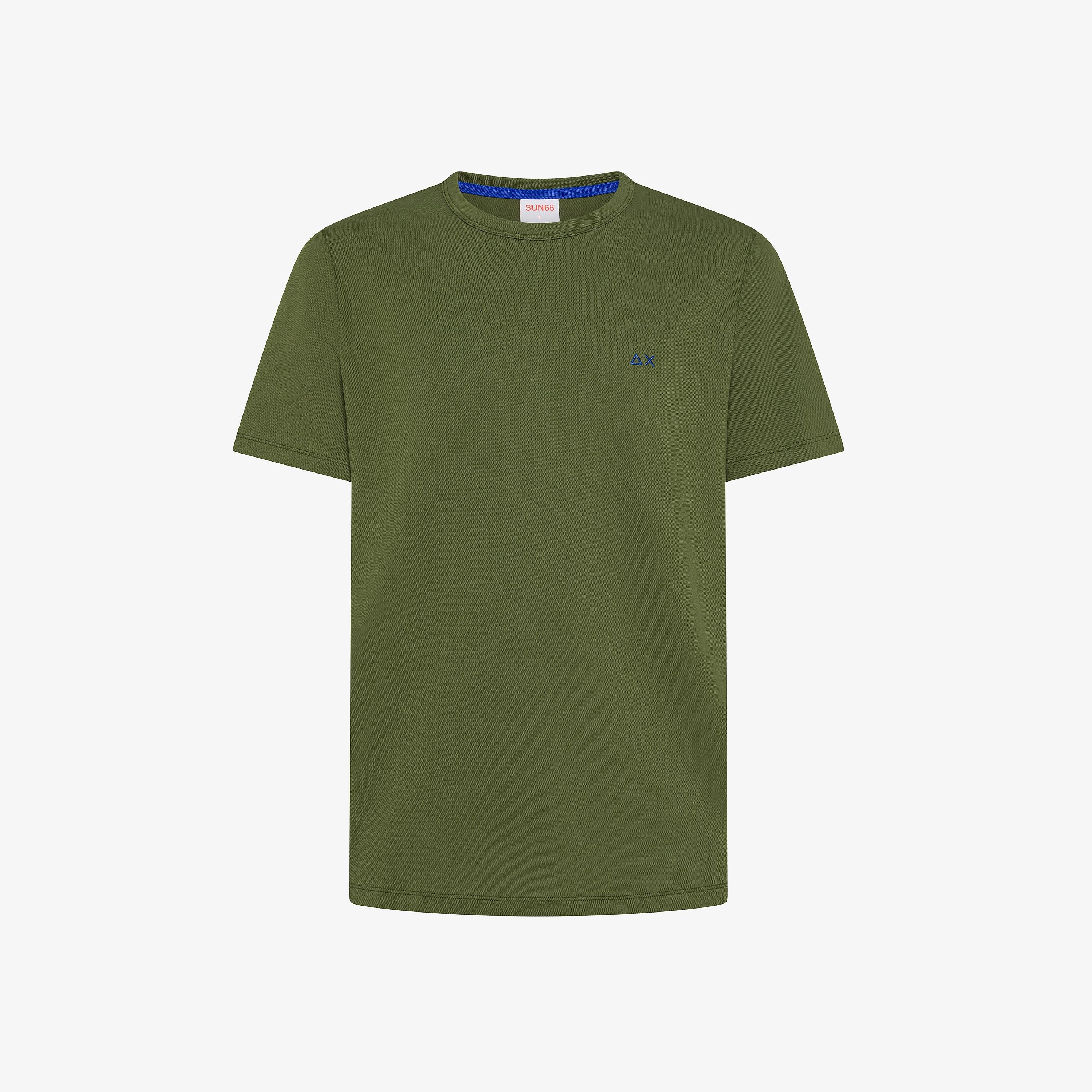 SUN68 T-shirt piquet Verde Scuro T36118 37 SUN 68 
