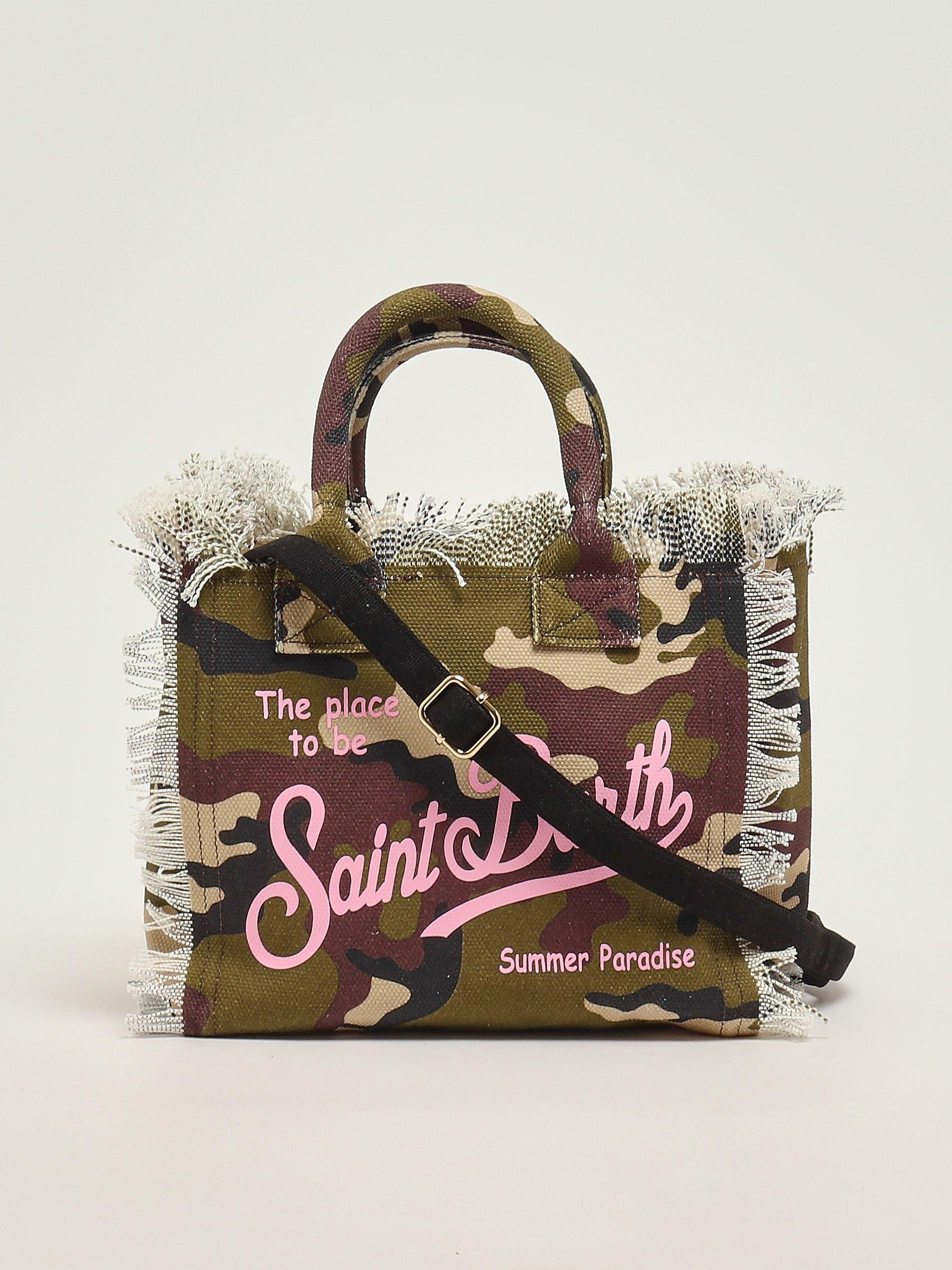 MC2 SAINT BARTH<BR/>Borsa donna Colette in canvas Mimetic COL000103477L COL0001 03477L MC2 SAINT BARTH 