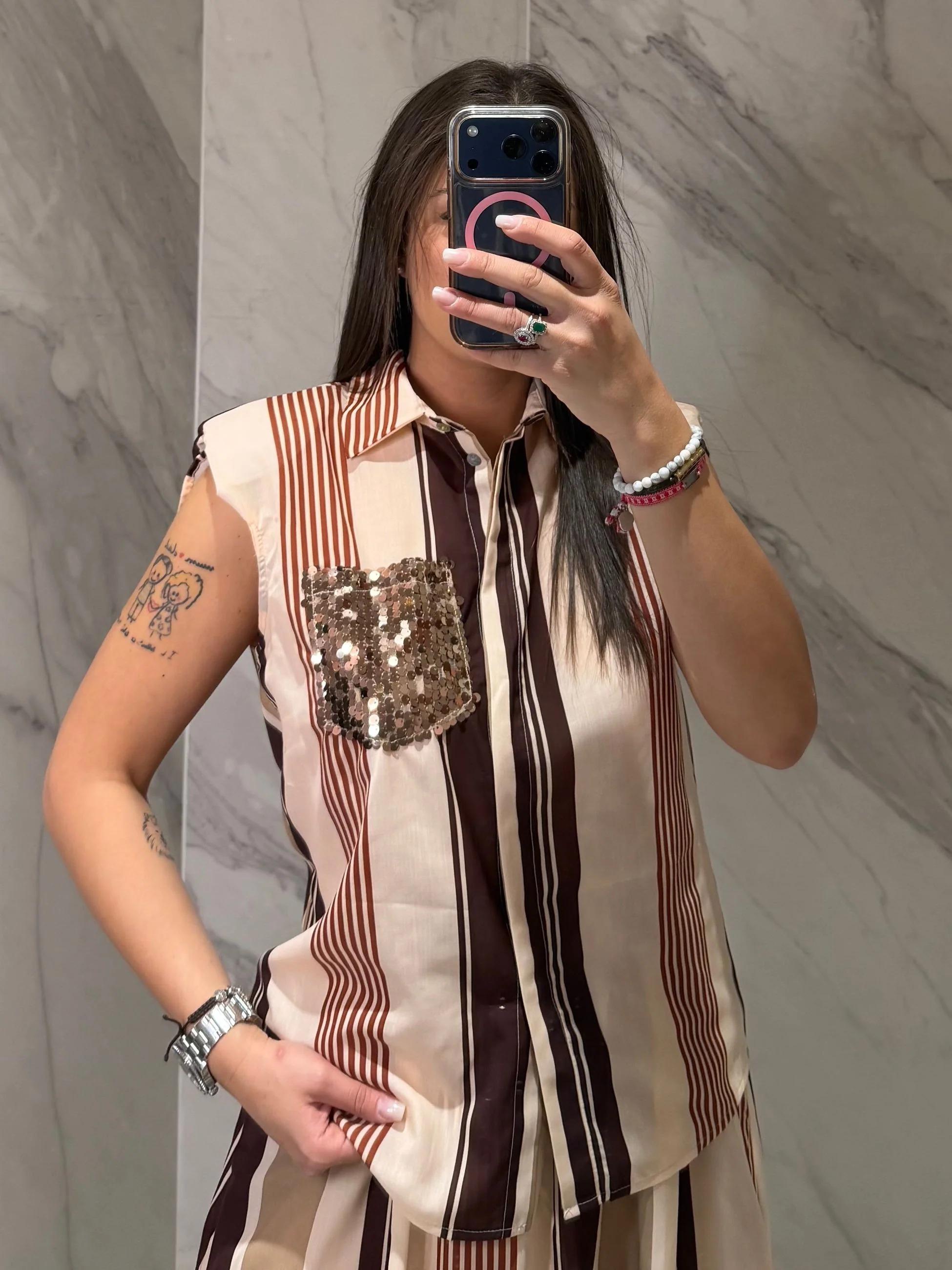 TAB2499 - CAMICIA - VICOLO MORO TAB2499 MORO VICOLO 