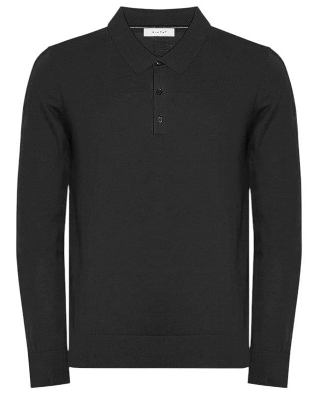 Diktat polo viscosa e cashmere NERA DK97015 NERO DIKTAT 