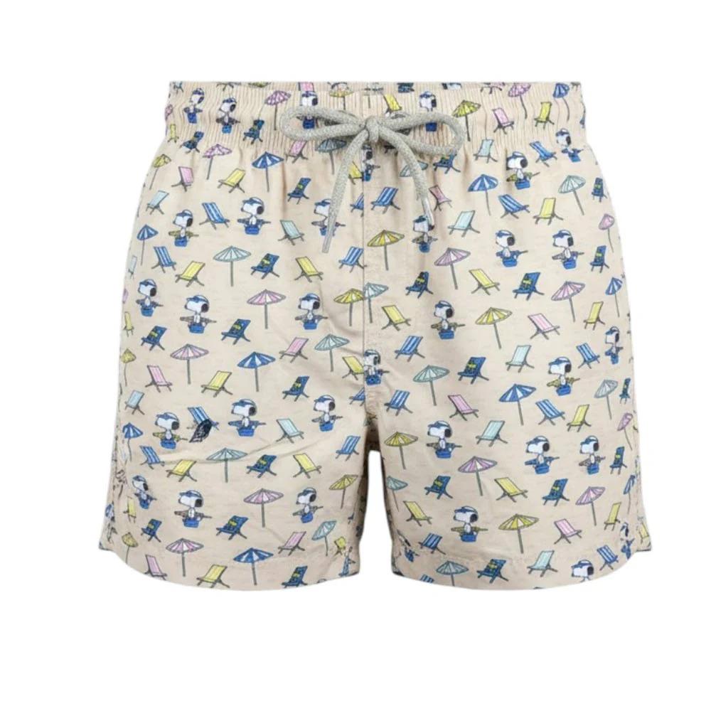 Mc2 Saint Barth Costume Jean Lighting Con Stampa Snoopy Relax JEA0004/00592L Per Bambino JEA0004 00592L MC2 SAINT BARTH 