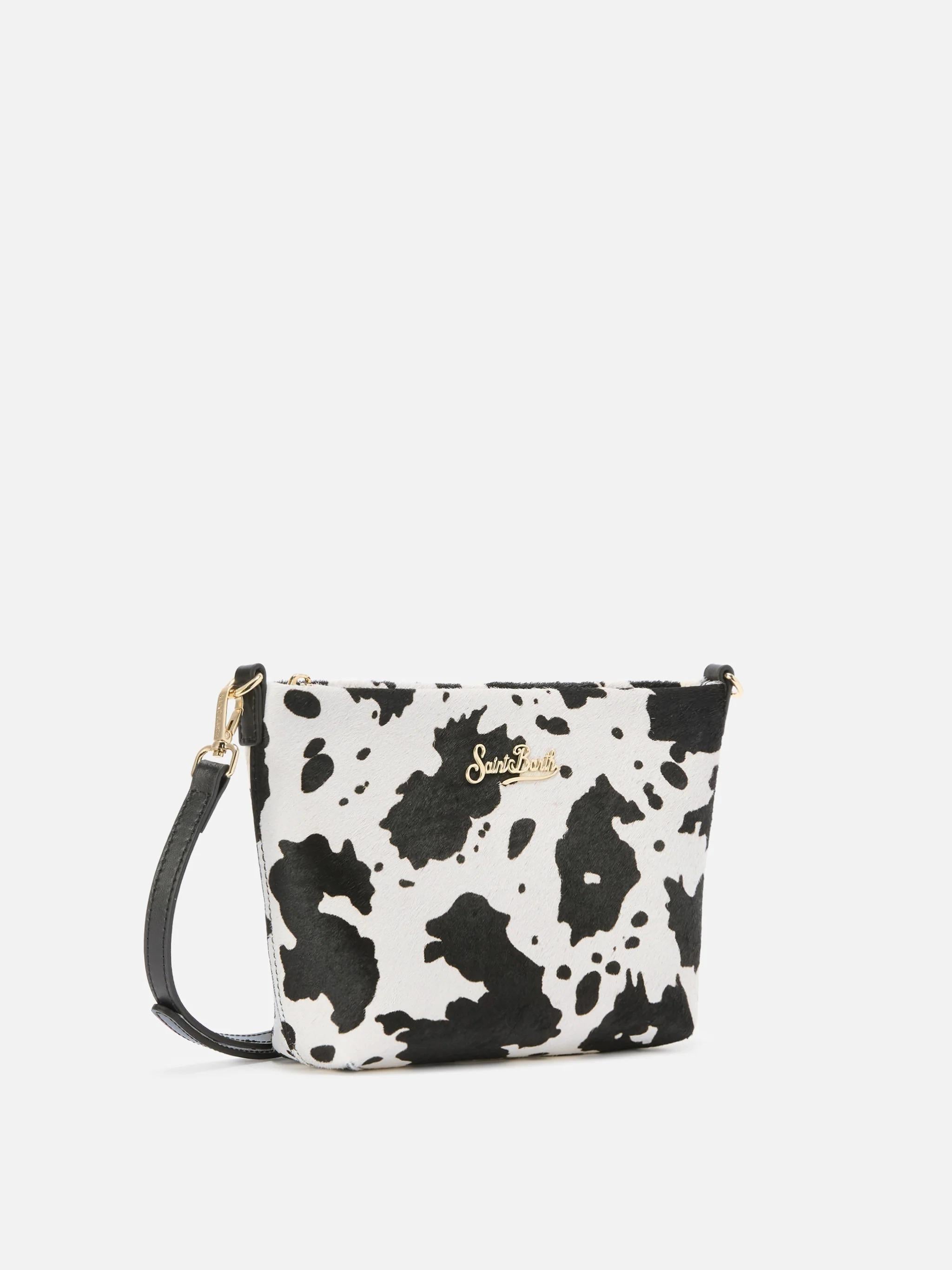 Borsa a spalla Aline Bag in pelle spazzolata e cavallino muccato ALI0034 00509I MC2 SAINT BARTH 