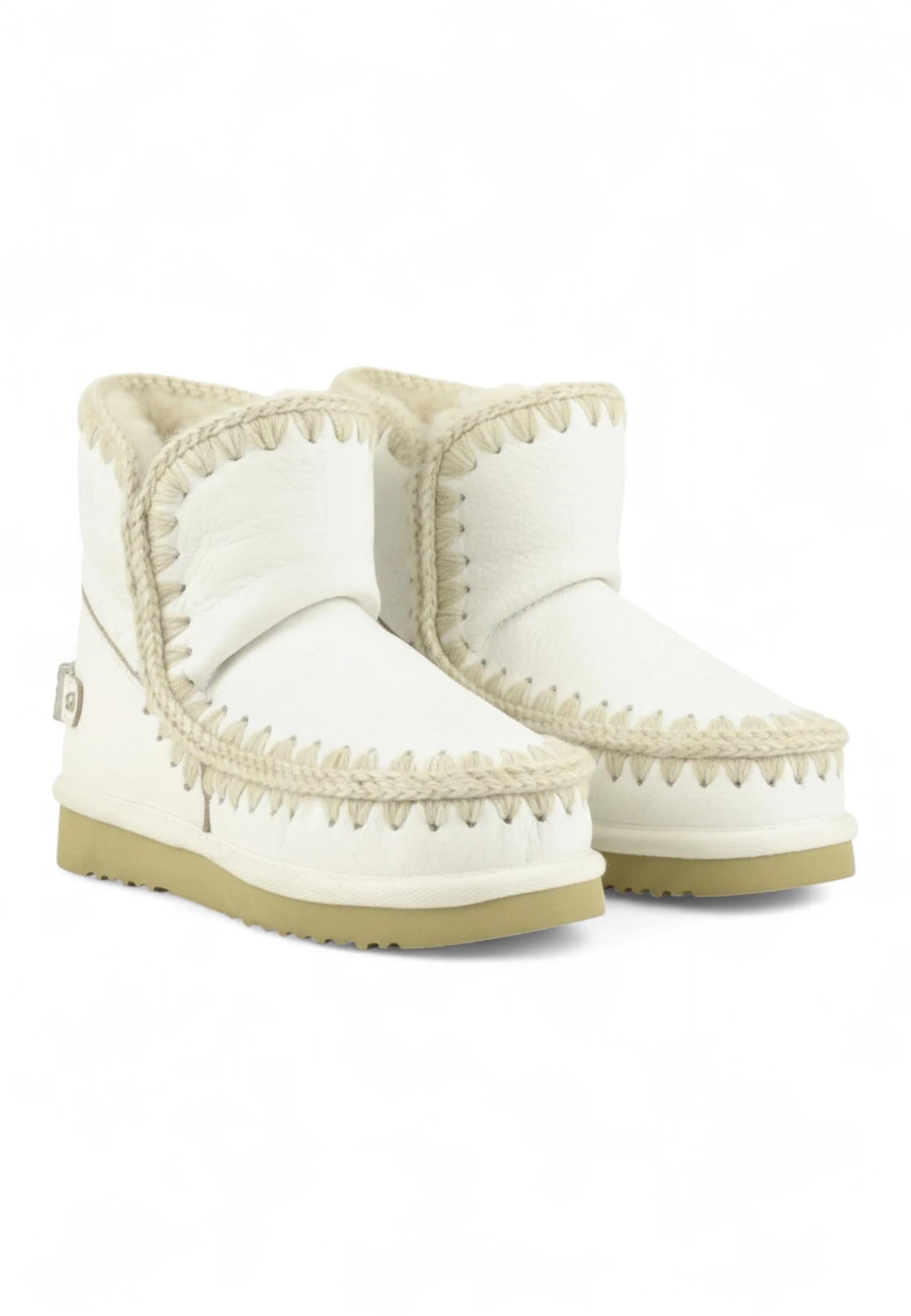 Mou eskimo 18 rhinestones logo - wxwhi waxi white F25-MUFW101036C WXWHI MOu 