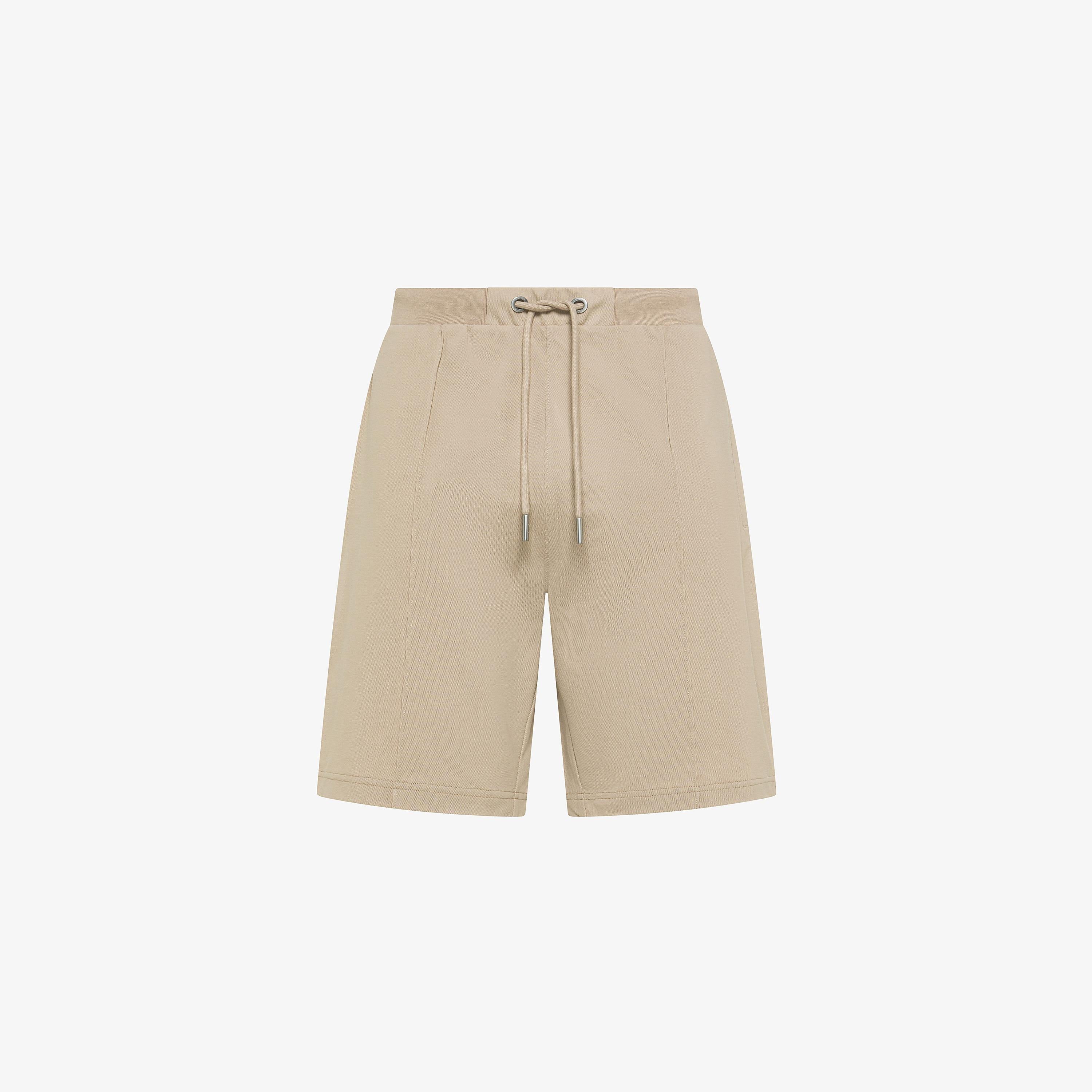 SUN68 Sweatshorts piquet small stripe Stone F36138 98 SUN 68 