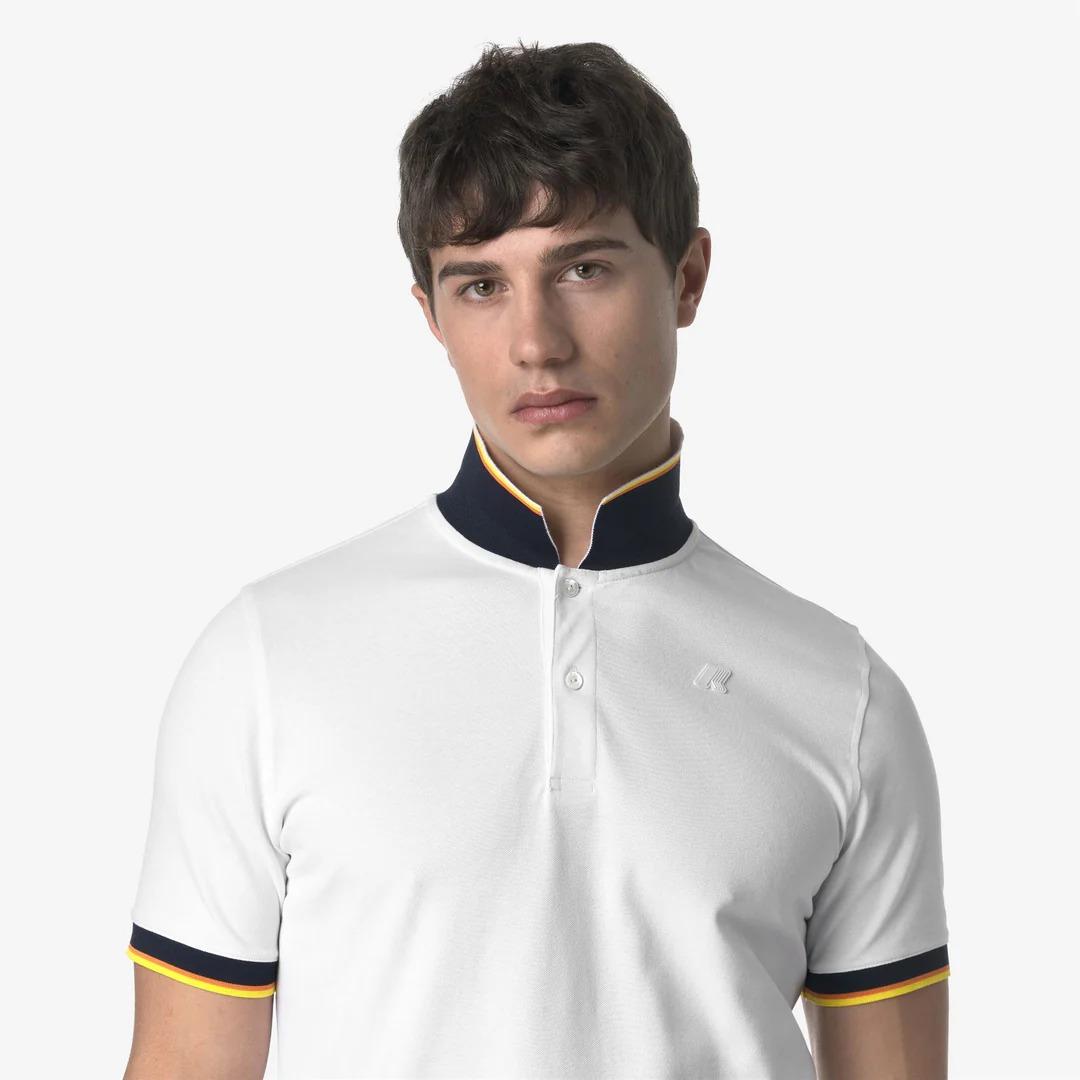 VINCENT PIQUE SLIM<BR/>WHITE K1125BW 001 K-WAY 
