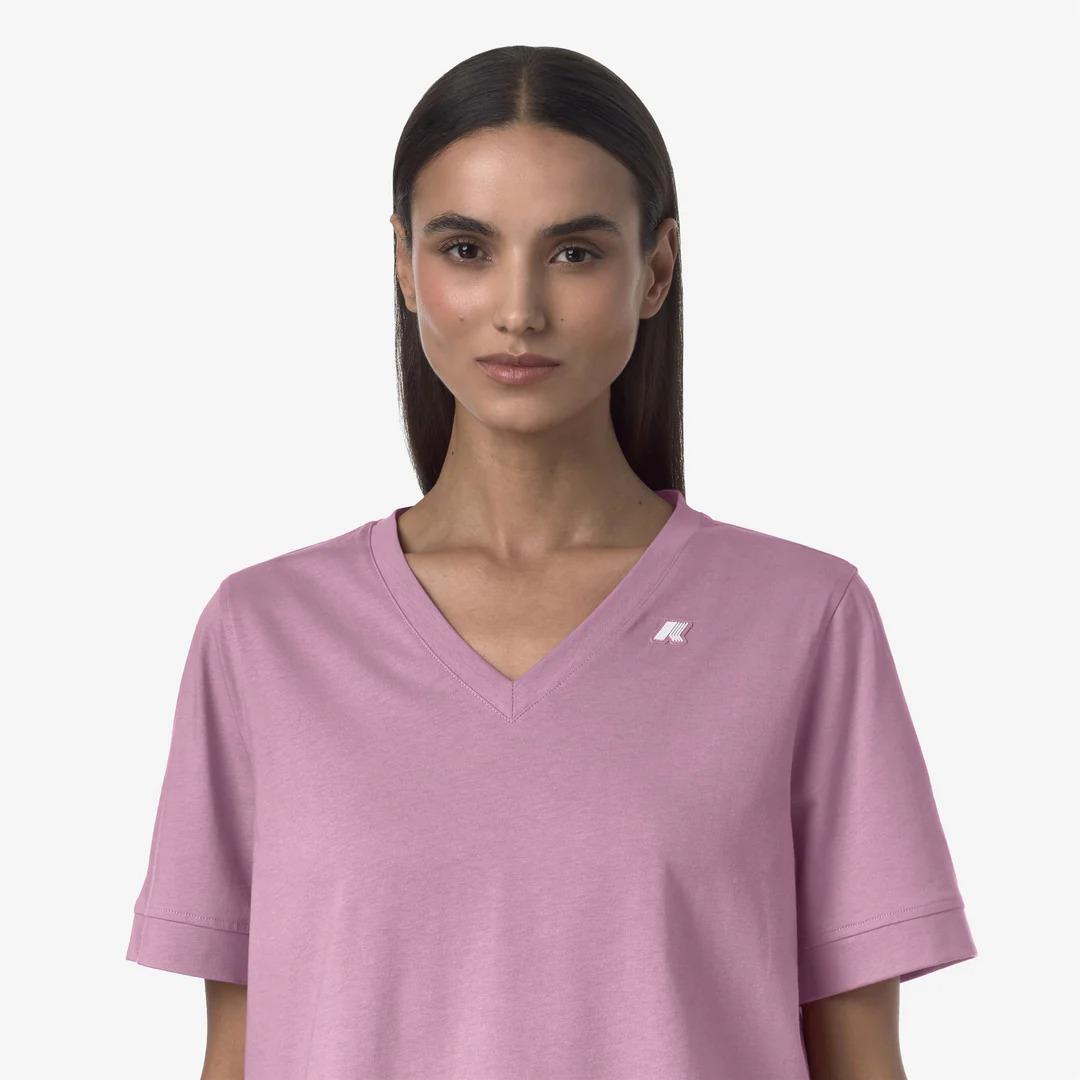 LEDA JERSEY<BR/>VIOLET GLICINE K2148FW H41 K-WAY 