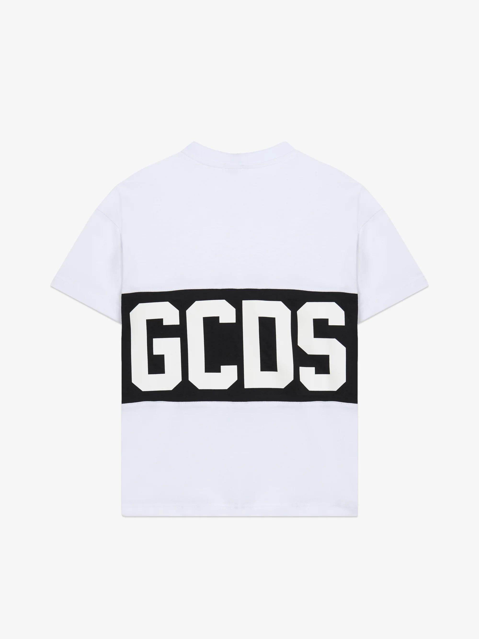 GCDS T-shirt Band Logo BIANCA Z0UJQC585J105 100B GCDS 