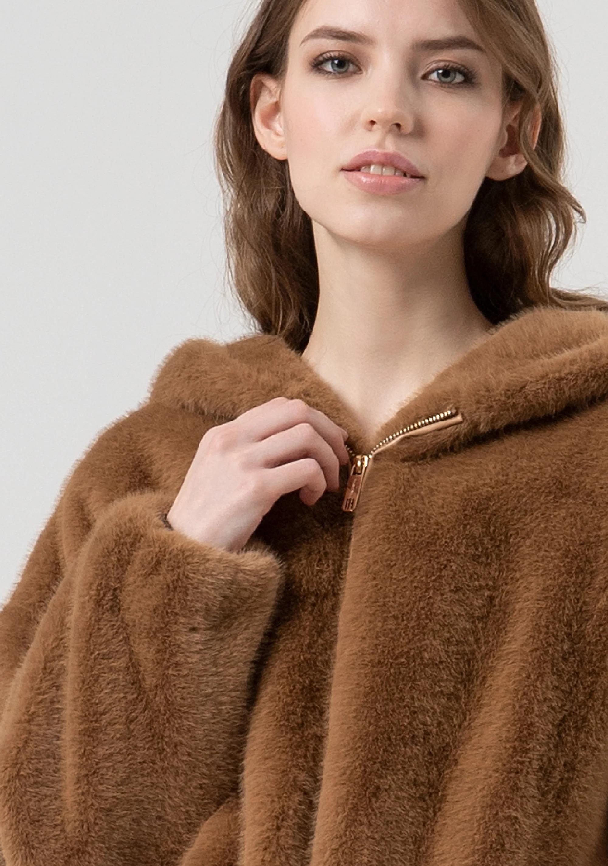 Fracomina Giacca bomber regular camel FR25WC4004O44501 093 FRACOMINA 