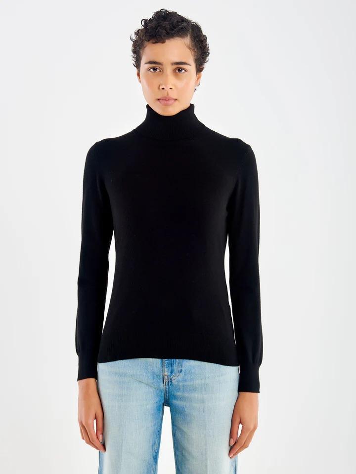 VICOLO-Dolcevita Slim Fit nero 44008F NERO VICOLO 