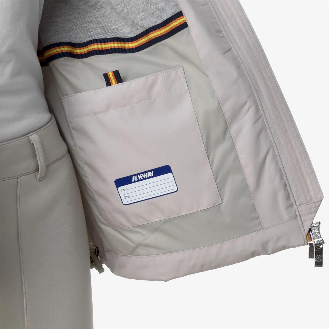 MARGUERITE STRETCH POLY JERSEY<BR/>BEIGE LT K8138PW 634 K-WAY 