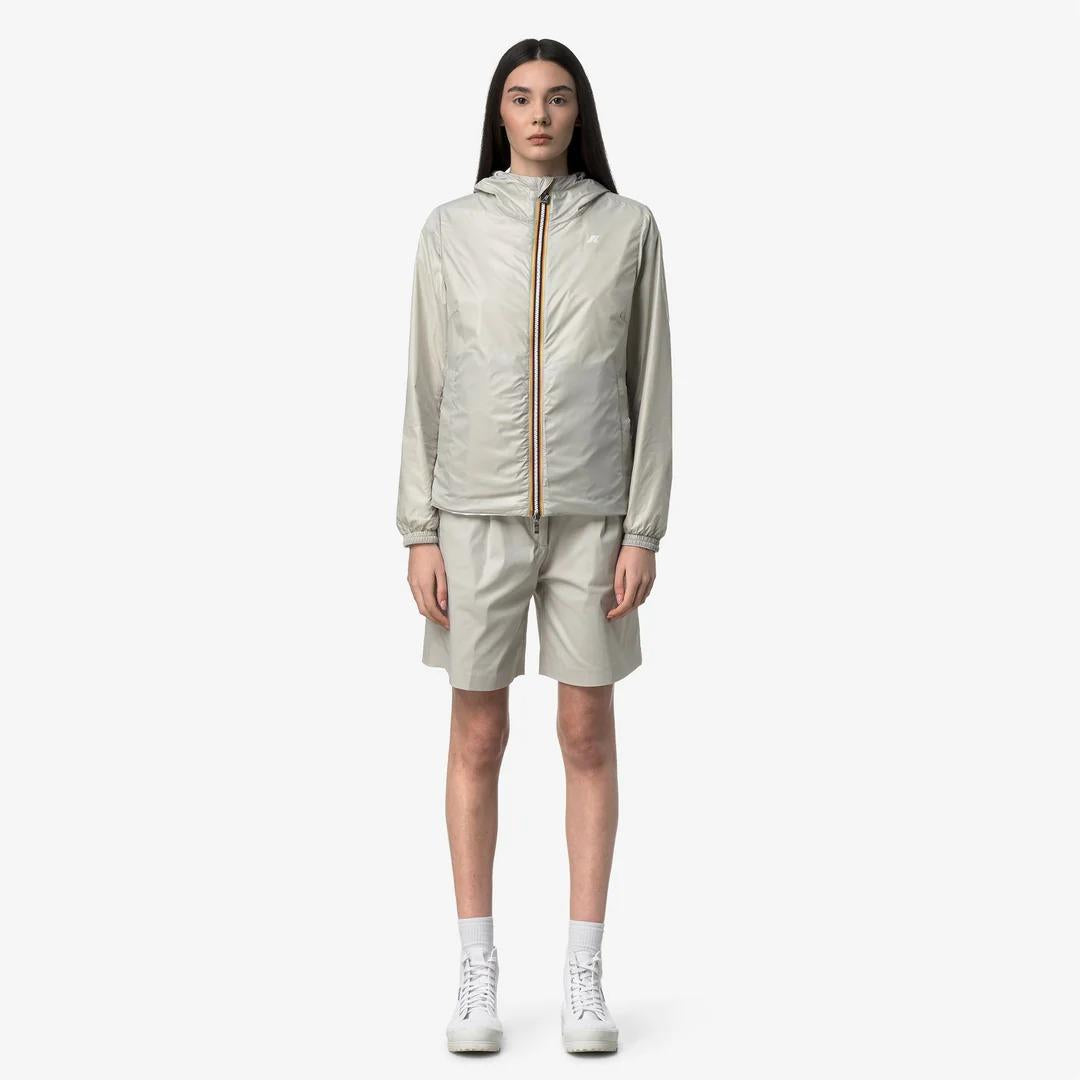 LIL 2.0 PLUS.2 REVERSIBLE<BR/>WHITE-BEIGE LT K21348W AOM K-WAY 