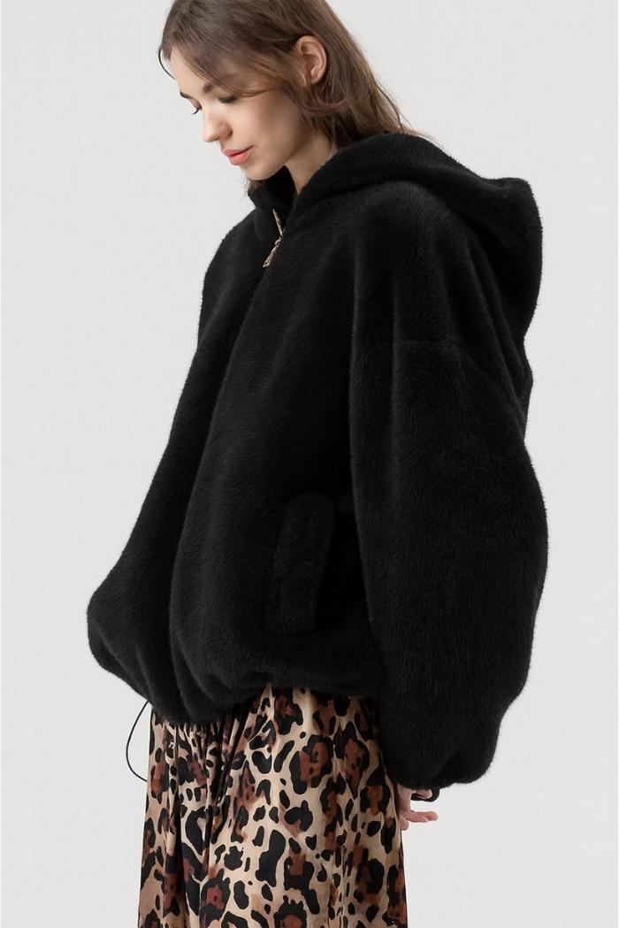 Fracomina giacca bomber regular black FR25WC4004O44501 053 FRACOMINA 