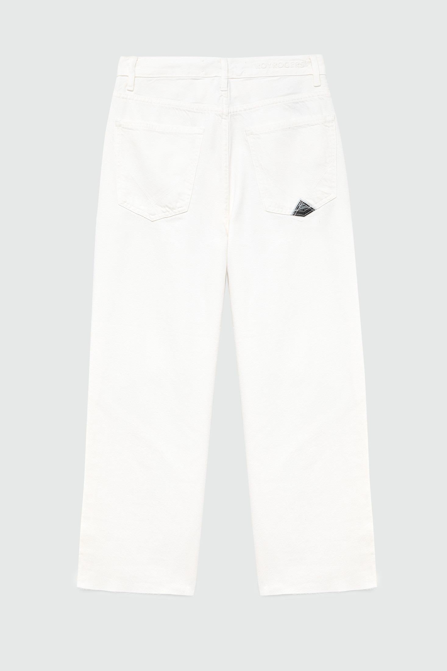 JEANS RITA CROPPED OLD REVERSE BOANCO RND043P4352716 C0014 ROY ROGER'S 