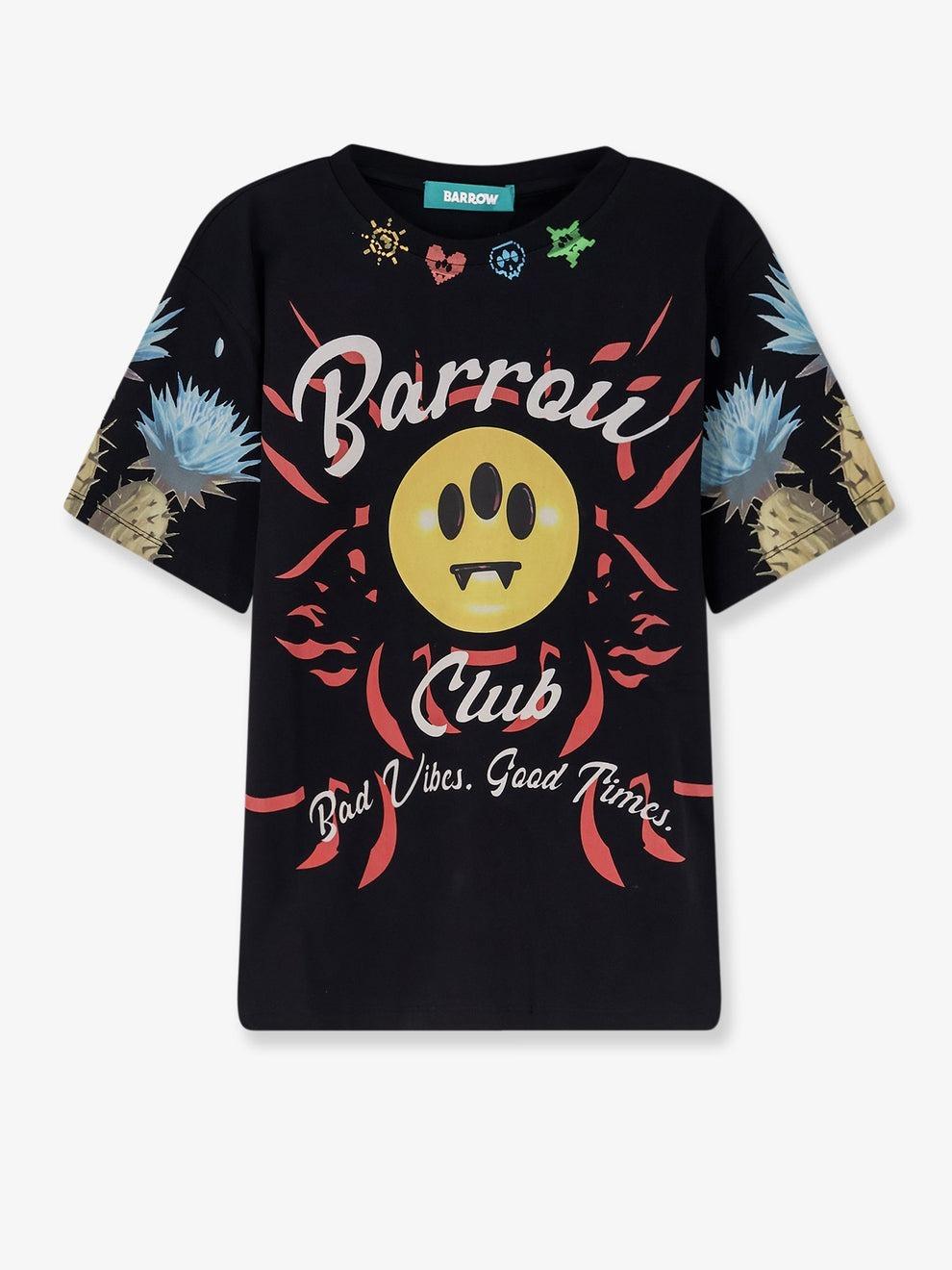 BARROW<BR/>JERSEY T-SHIRT UNISEX NERA S6BWUATH069 110 BARROW 