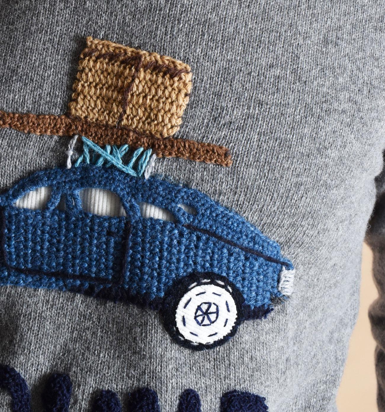 BOB Maglia BoB Scott grigio ricami automobile SCOTT-R00530 GRIGIO BOB 