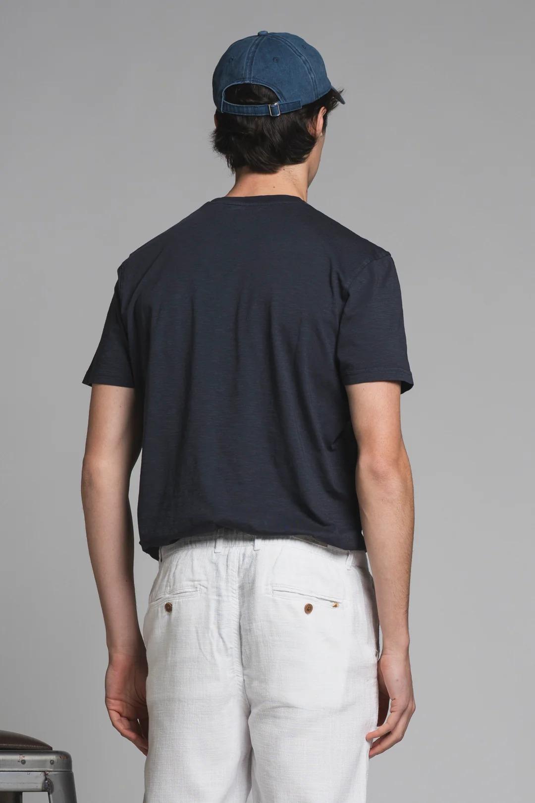 MILES CHINO LONG IN COTTON DOBBY WHITE IM26SSPM-MILES-DOB C24 IMPURE 