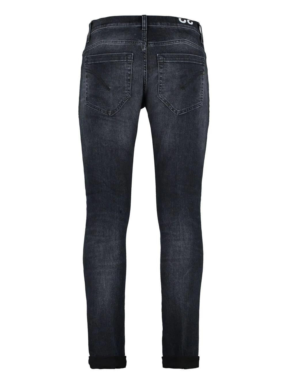 Jeans George skinny in cotone nero UP232-DS0369U-LM3 999 DONDUP 
