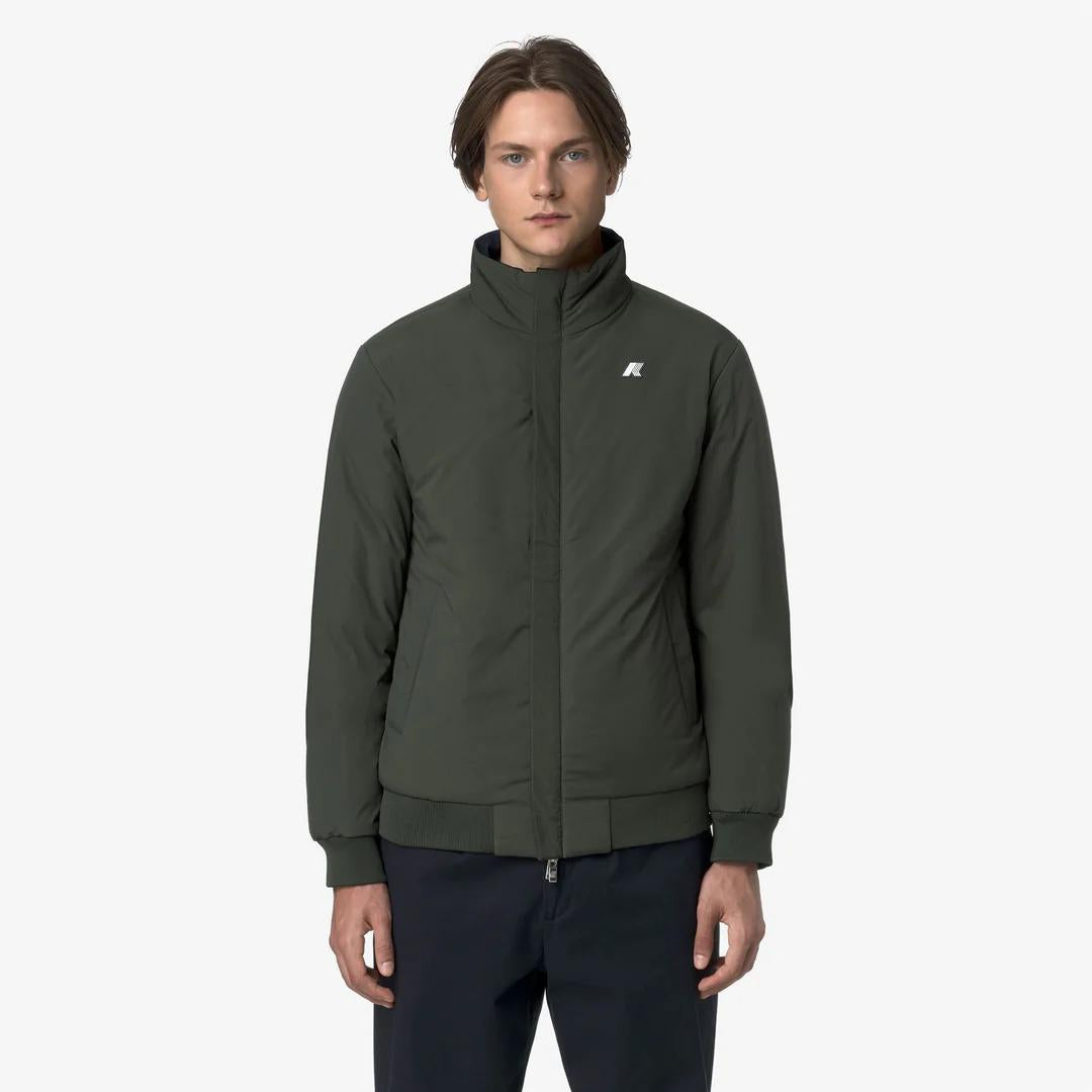 ARSENE ST WARM REVERSIBLE<BR/>BLUE DEPTH-GREEN BLACKISH K8136SW AG5 K-WAY 