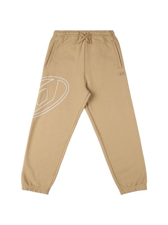 Pantalone tuta diesel bambino pmarkymegovald beige J02272-0GYCJ K726 DIESEL 