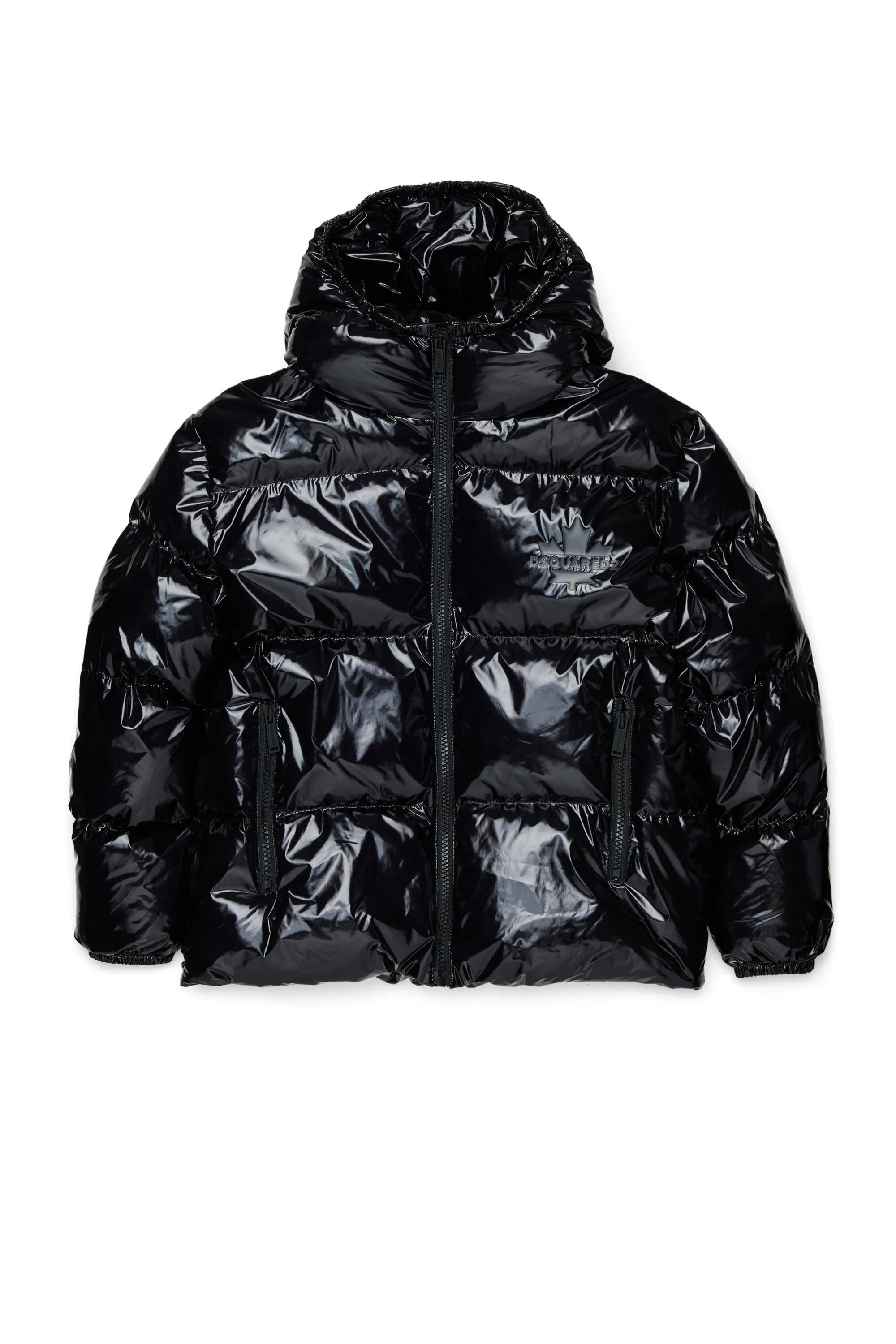 D2Kids Junior Shiny Puffer nero DQ3042-D0ADY DQ900 DSQUARED KID 