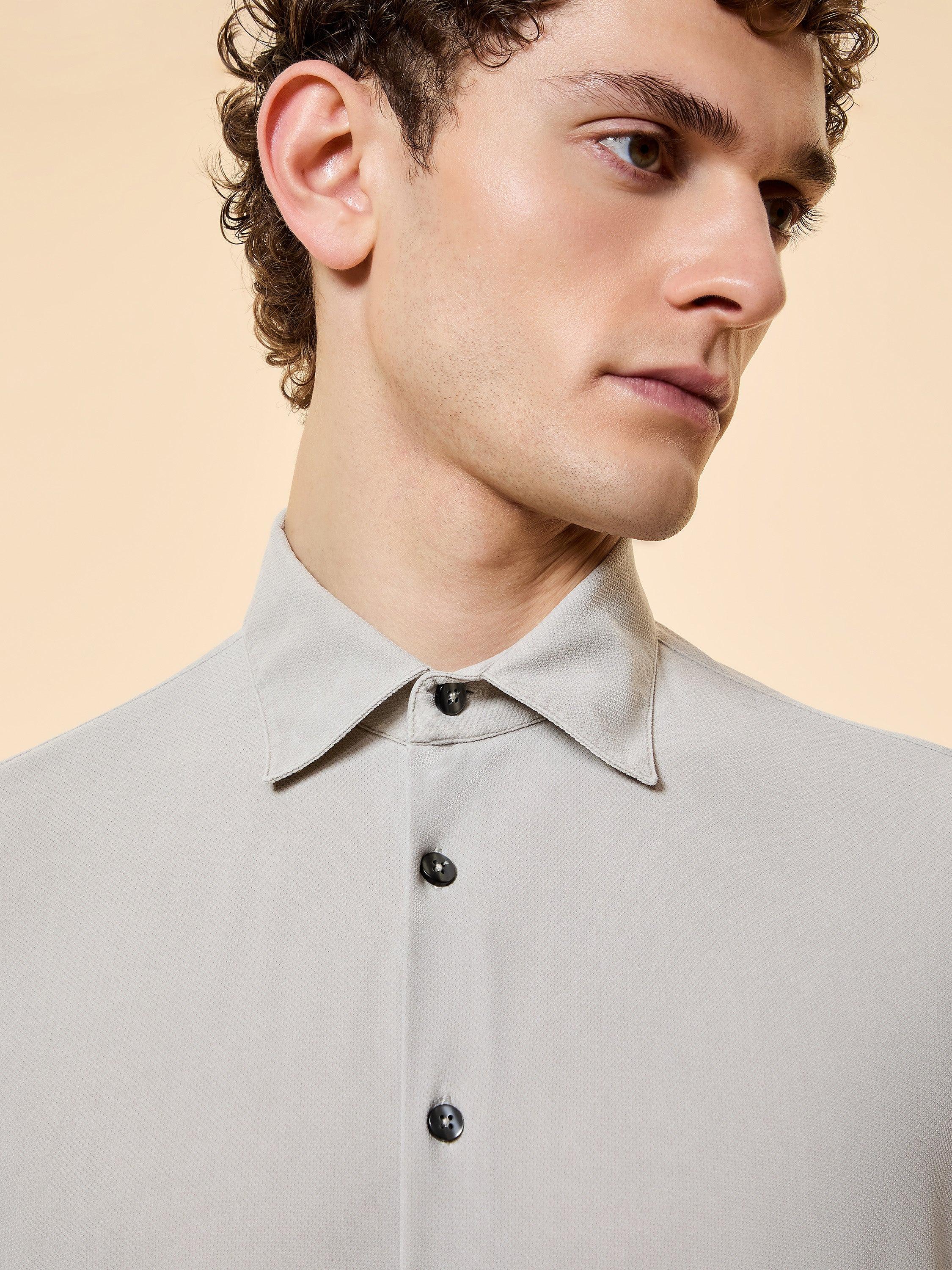 RRD Techno Wash Piquè Shirt White Sand 26256 85 RRD 
