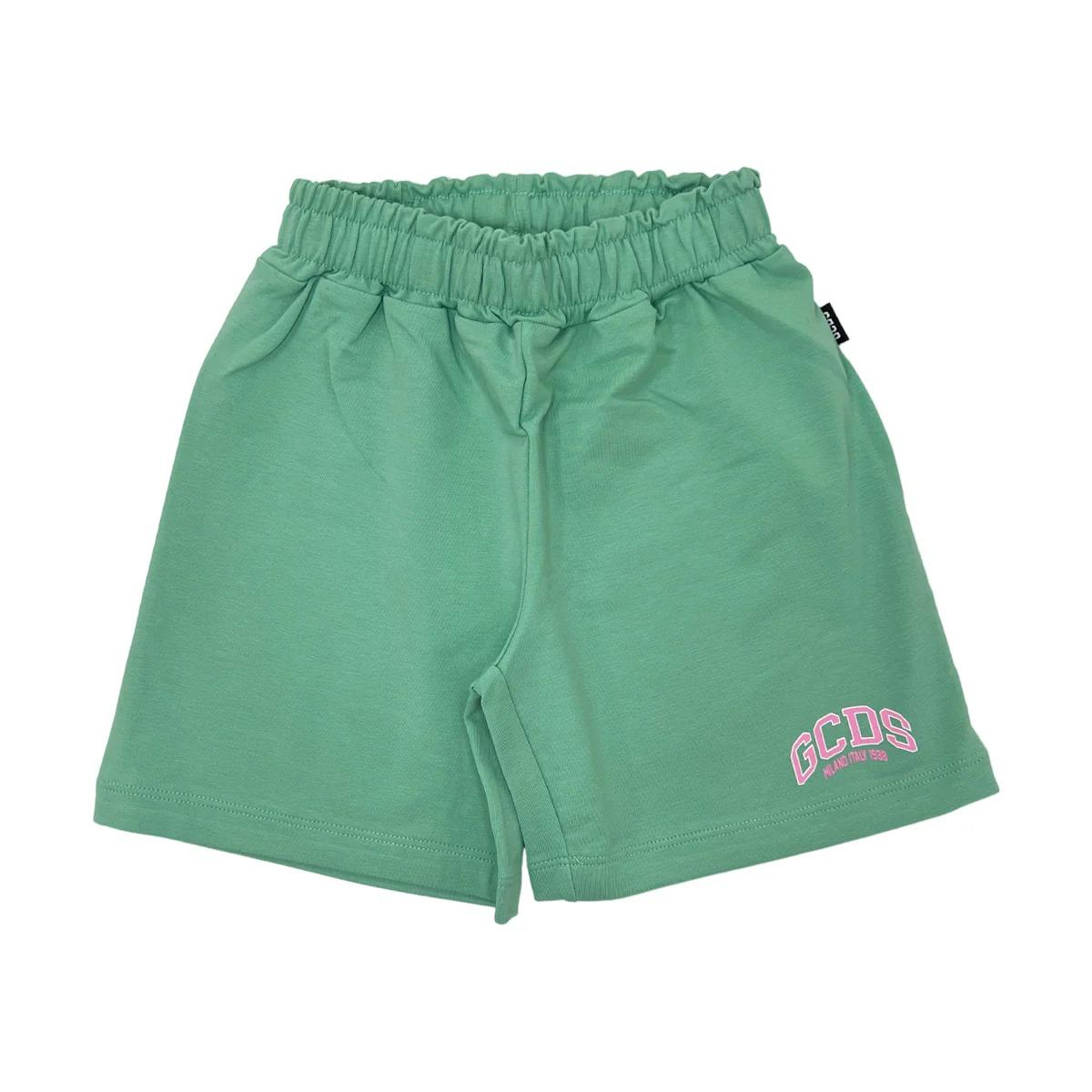 GCDS SHORTS VERDE MENTA C1GJQL548F335 815P GCDS 