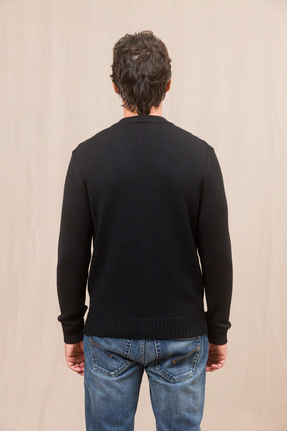 Cardigan nero LUIGI GENTILE LG1196 08 LUIGI GENTILE 