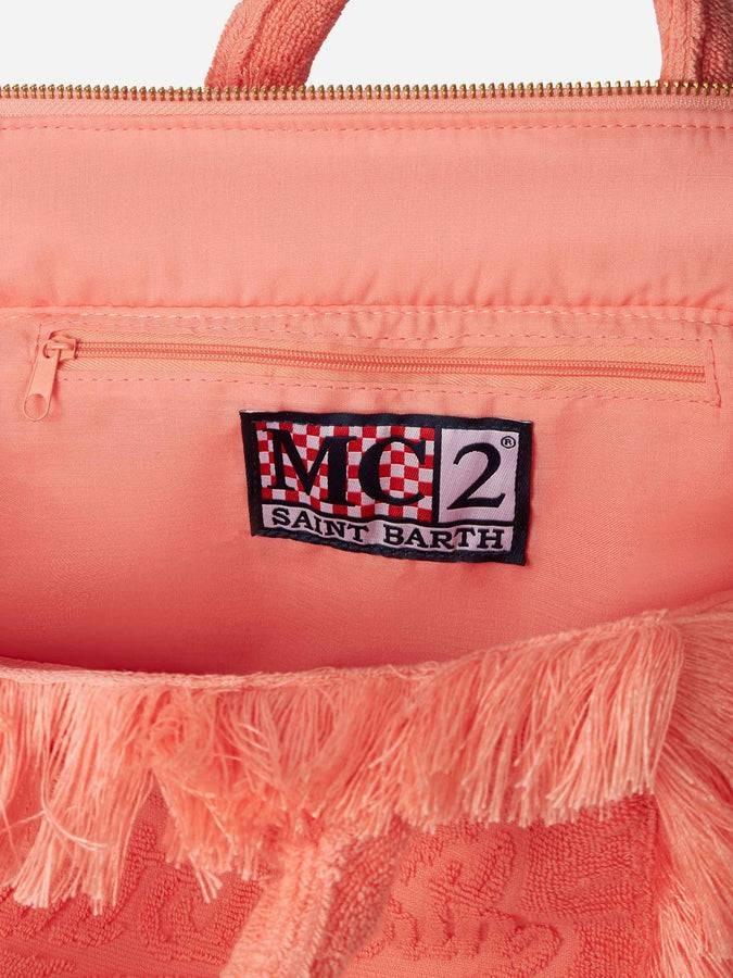 Mc2 Saint Barth Borsa a mano Colette Terry colore pesca COL0011 00408L MC2 SAINT BARTH 