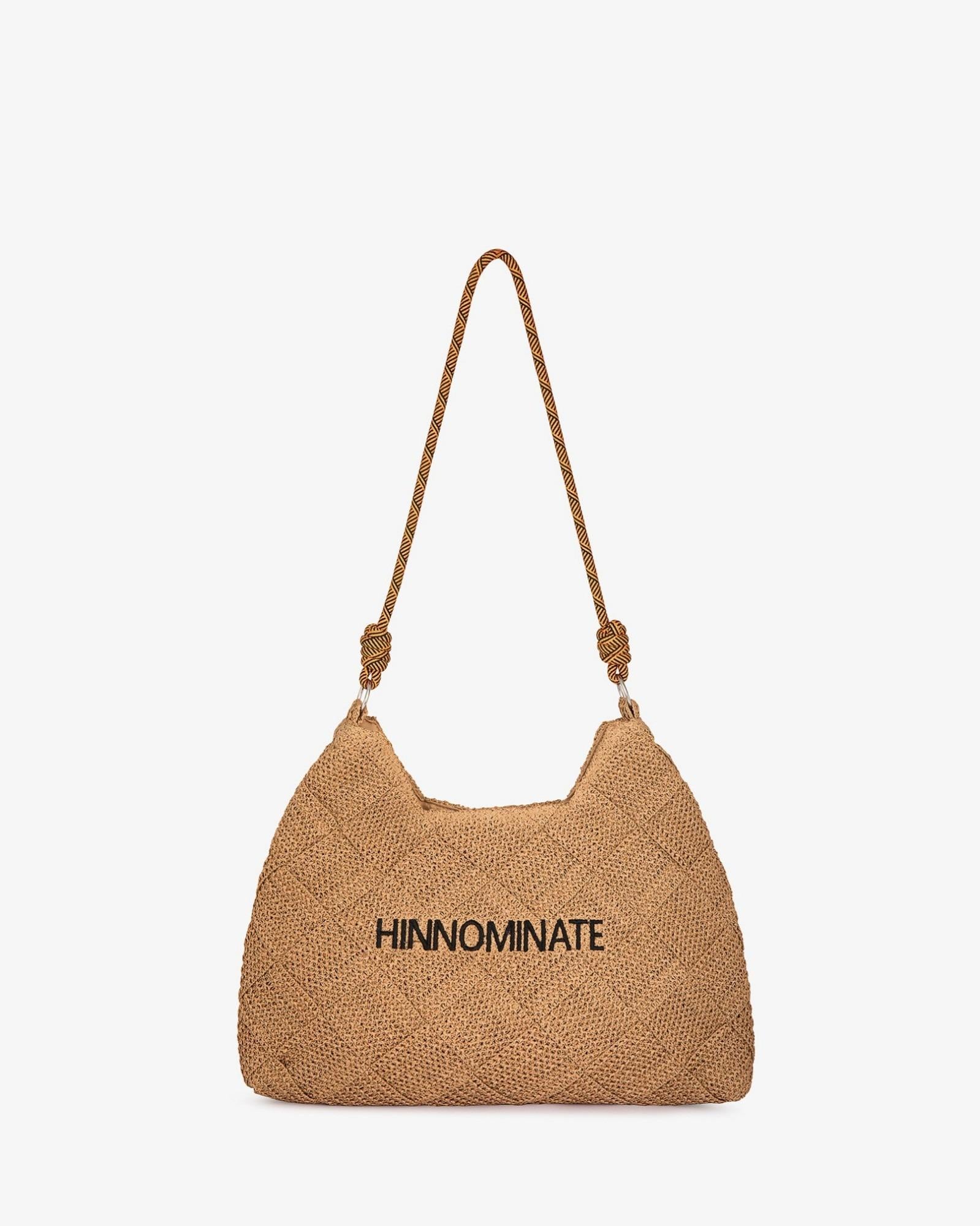 Borsa grande in rafia  HINNOMINATE naturale HMABW00201-MTTP0002 BE08 HINNOMINATE 