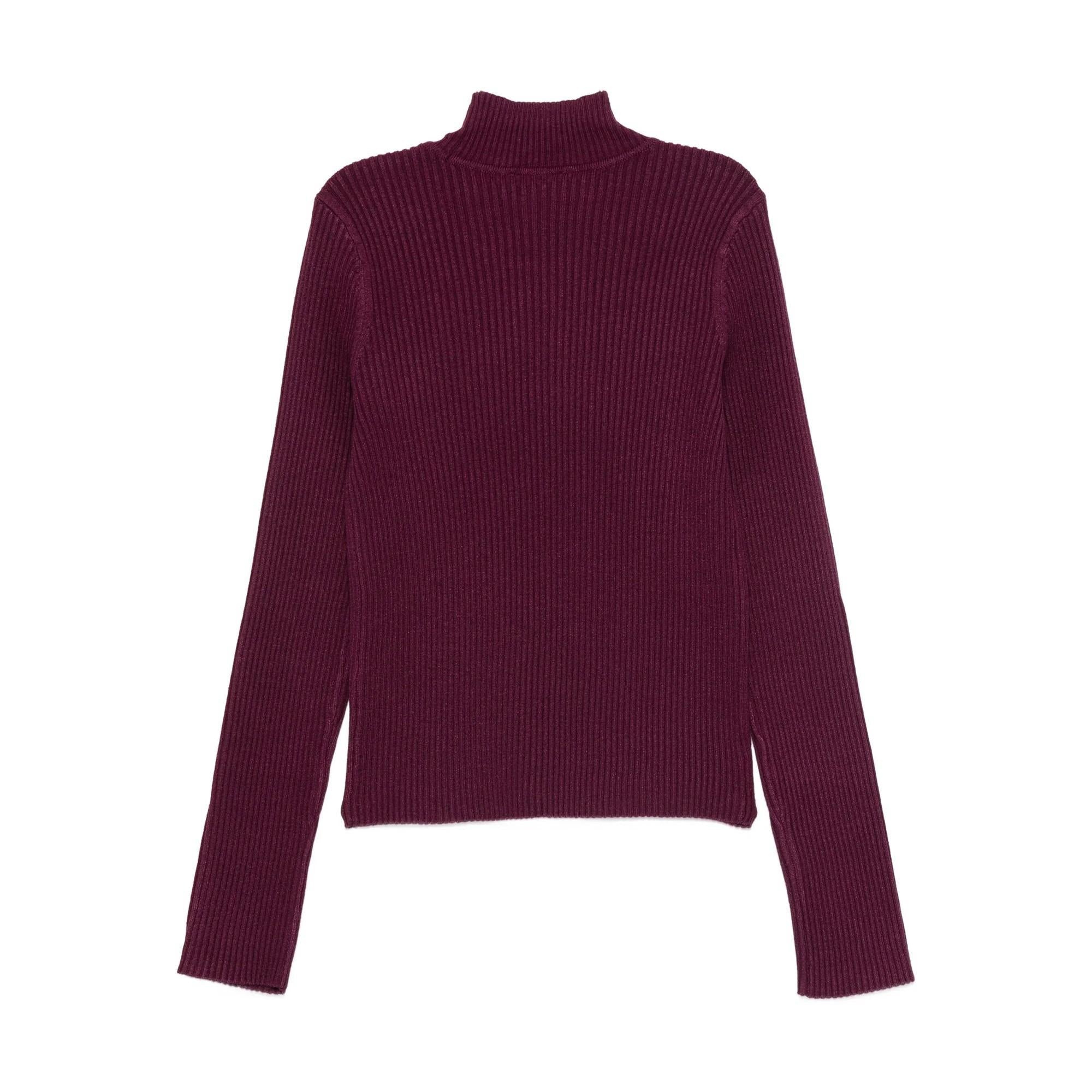 Maglia lupetto baby con giochi di coste Burgundy 252GB3012 04218 TWINSET 