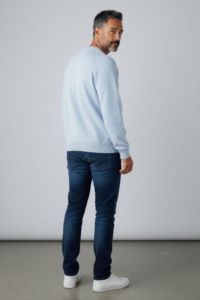 SEBAS WOOL CASHMERE AZURE LIGHT K2142GW KAC K-WAY 