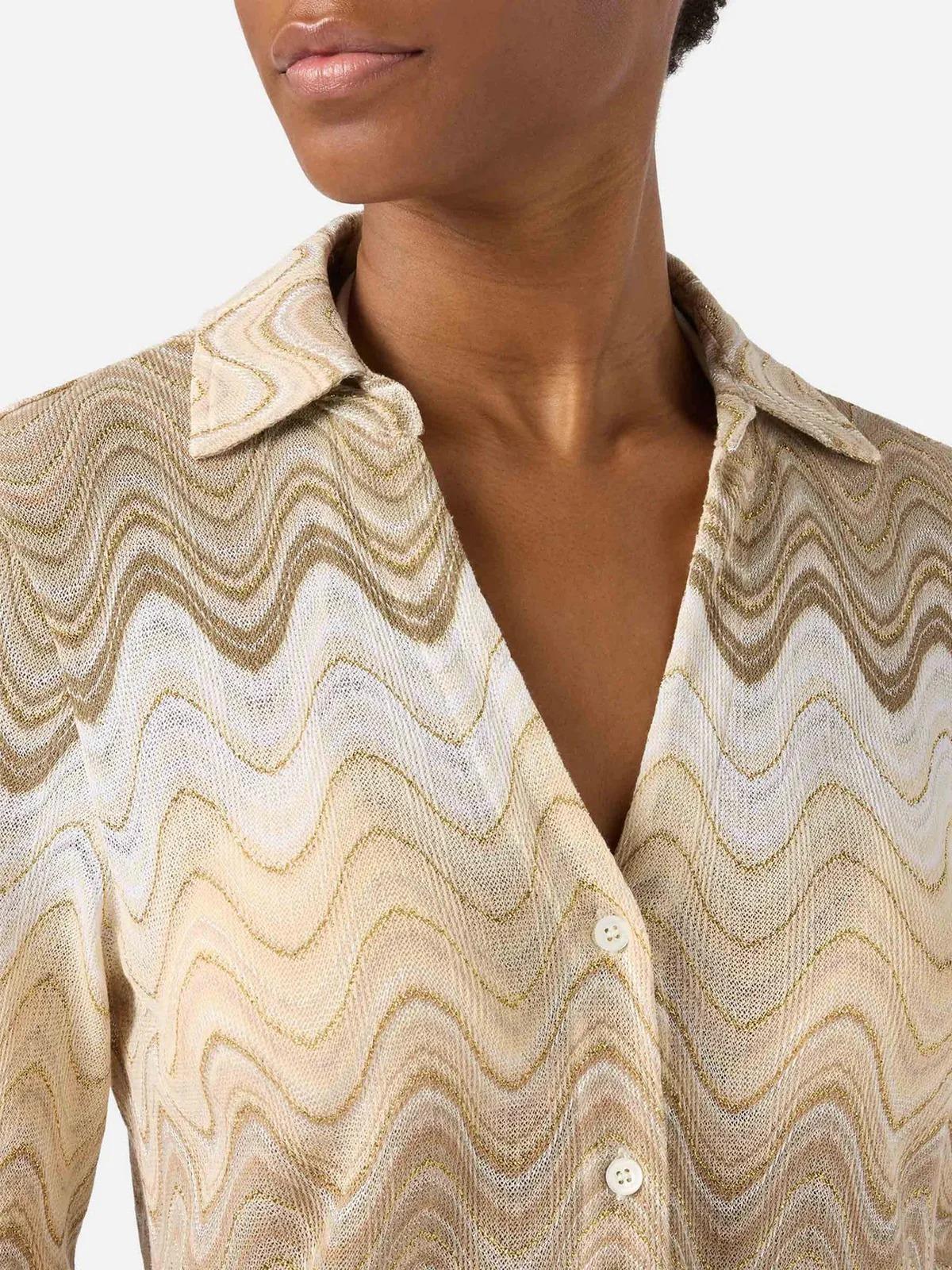 MC2 SAINT BARTH Camicia Donna JOYS 02022L RACHEL SEA WAVE 11 YOS0001 02022L MC2 SAINT BARTH 