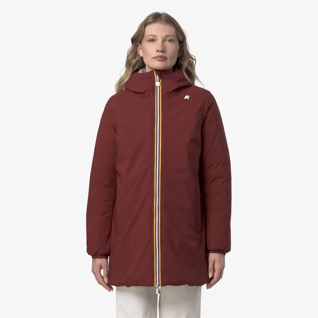 SOPHIE ST THERMO REVERSIBLE<BR/>RED SYRAH-ROSE PINKISH K8134DW B3Z K-WAY 